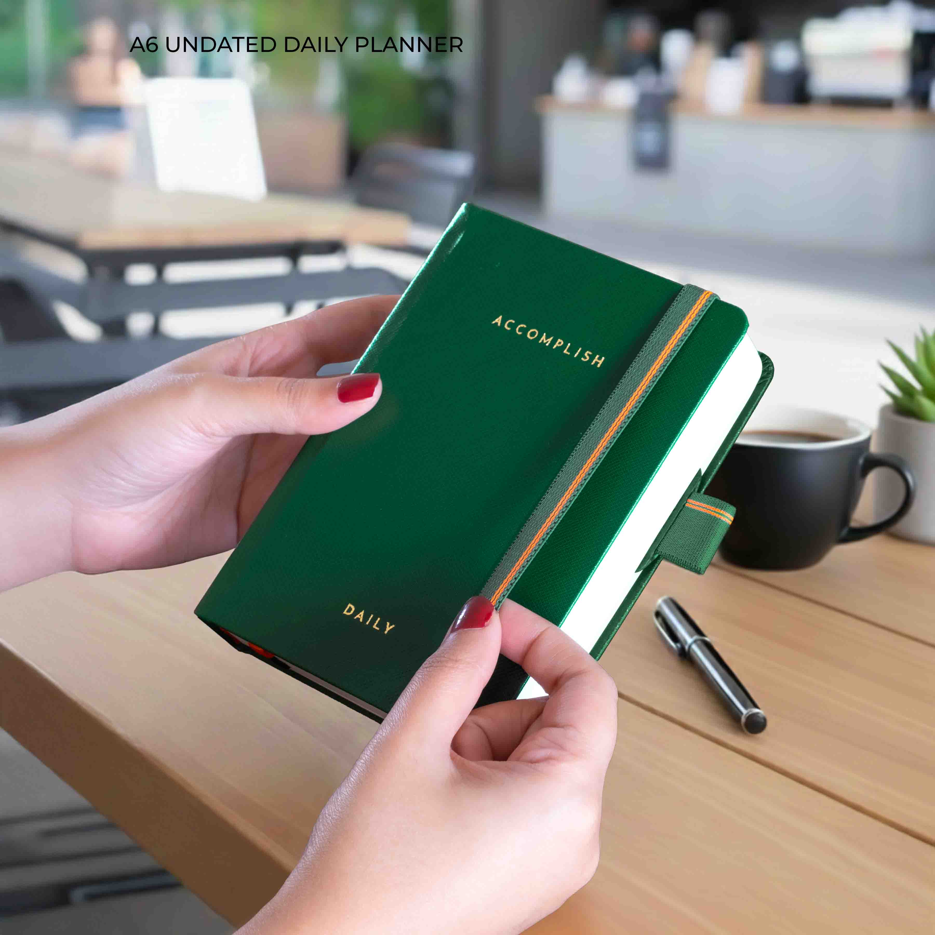 A6 - UNDATED - DAILY PLANNER - HARD COVER - Image 44