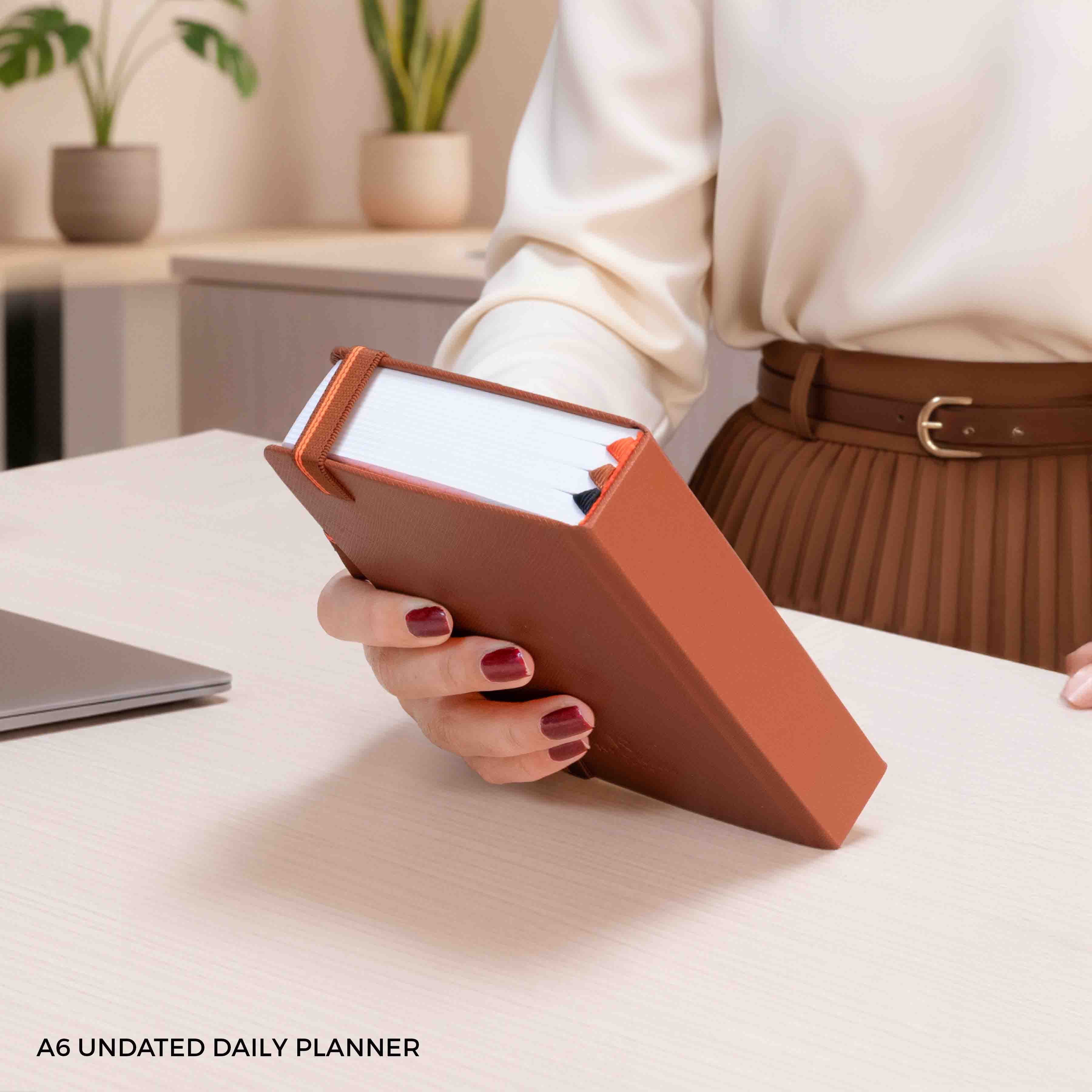 A6 - UNDATED - DAILY PLANNER - HARD COVER - Image 59