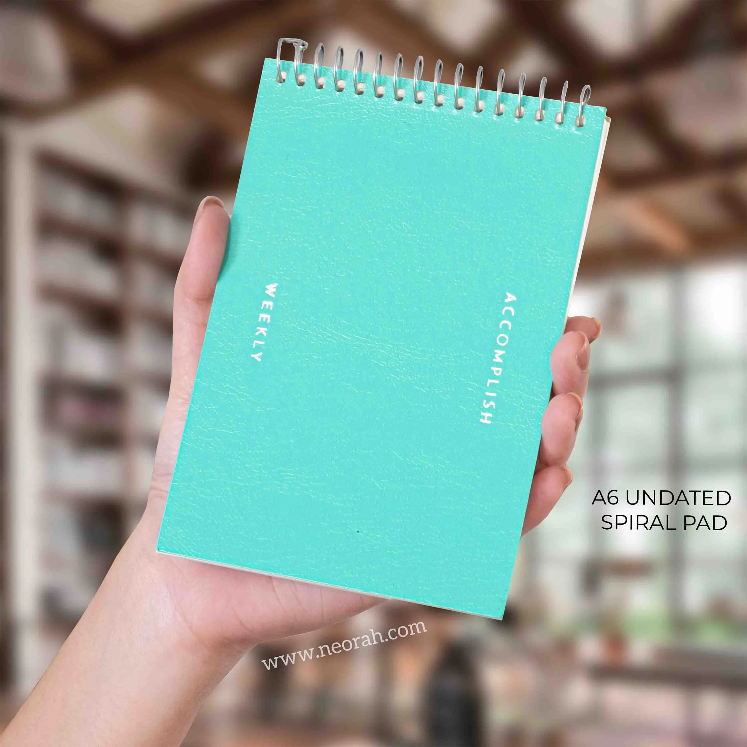 A6- UNDATED PLANNER- SOFT COVER - SPIRAL PAD - Image 16