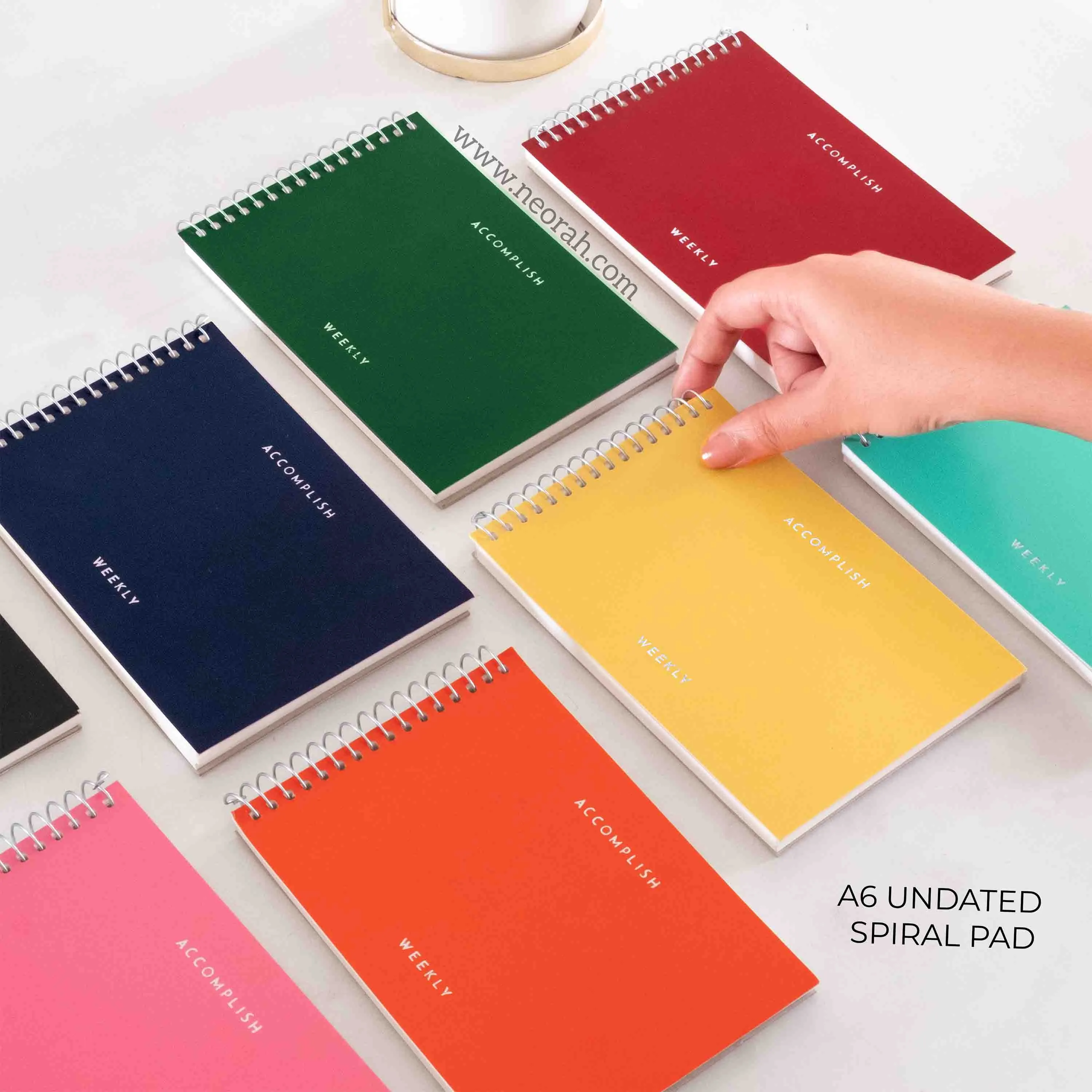 A6- UNDATED PLANNER- SOFT COVER - SPIRAL PAD - Image 40