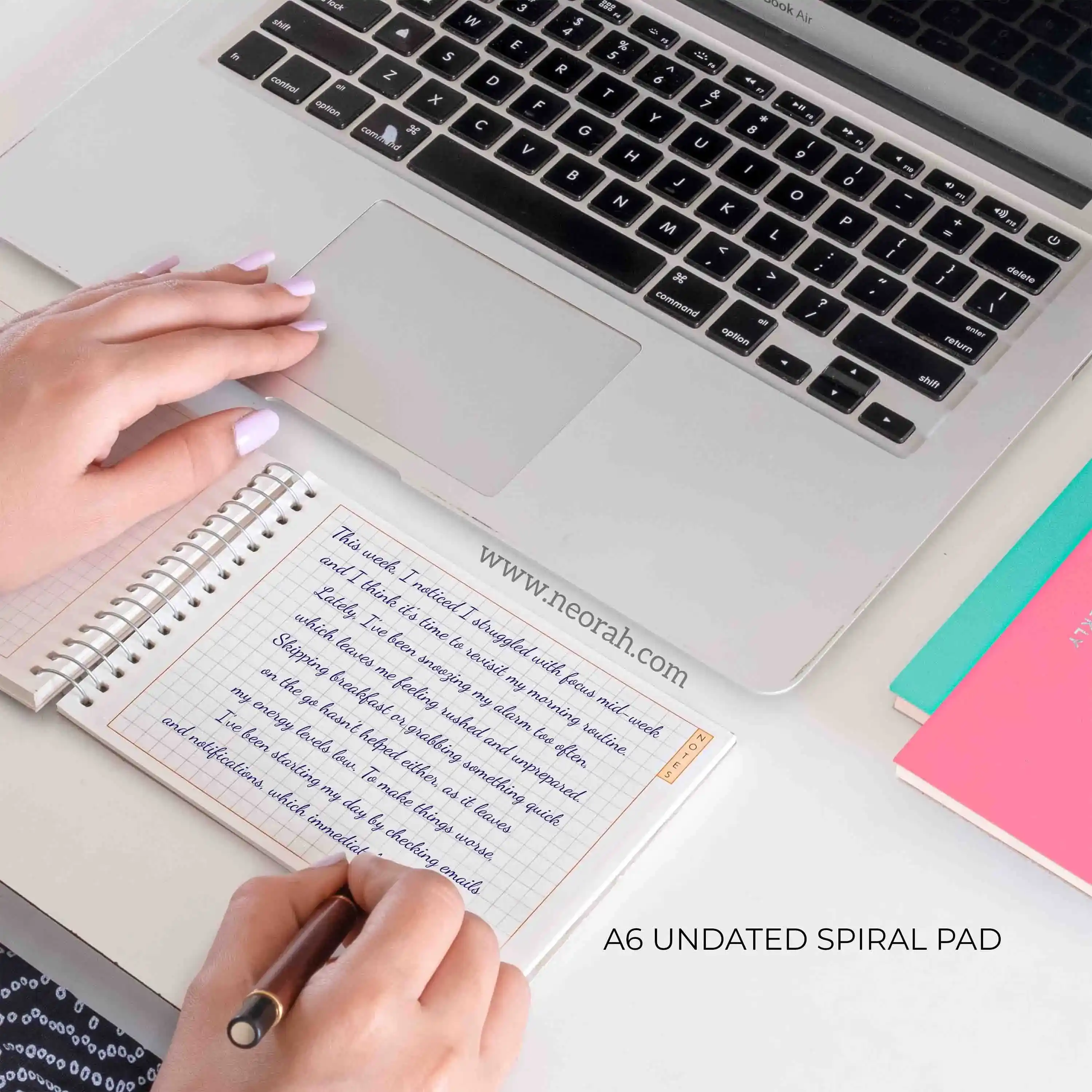 A6- UNDATED PLANNER- SOFT COVER - SPIRAL PAD - Image 9