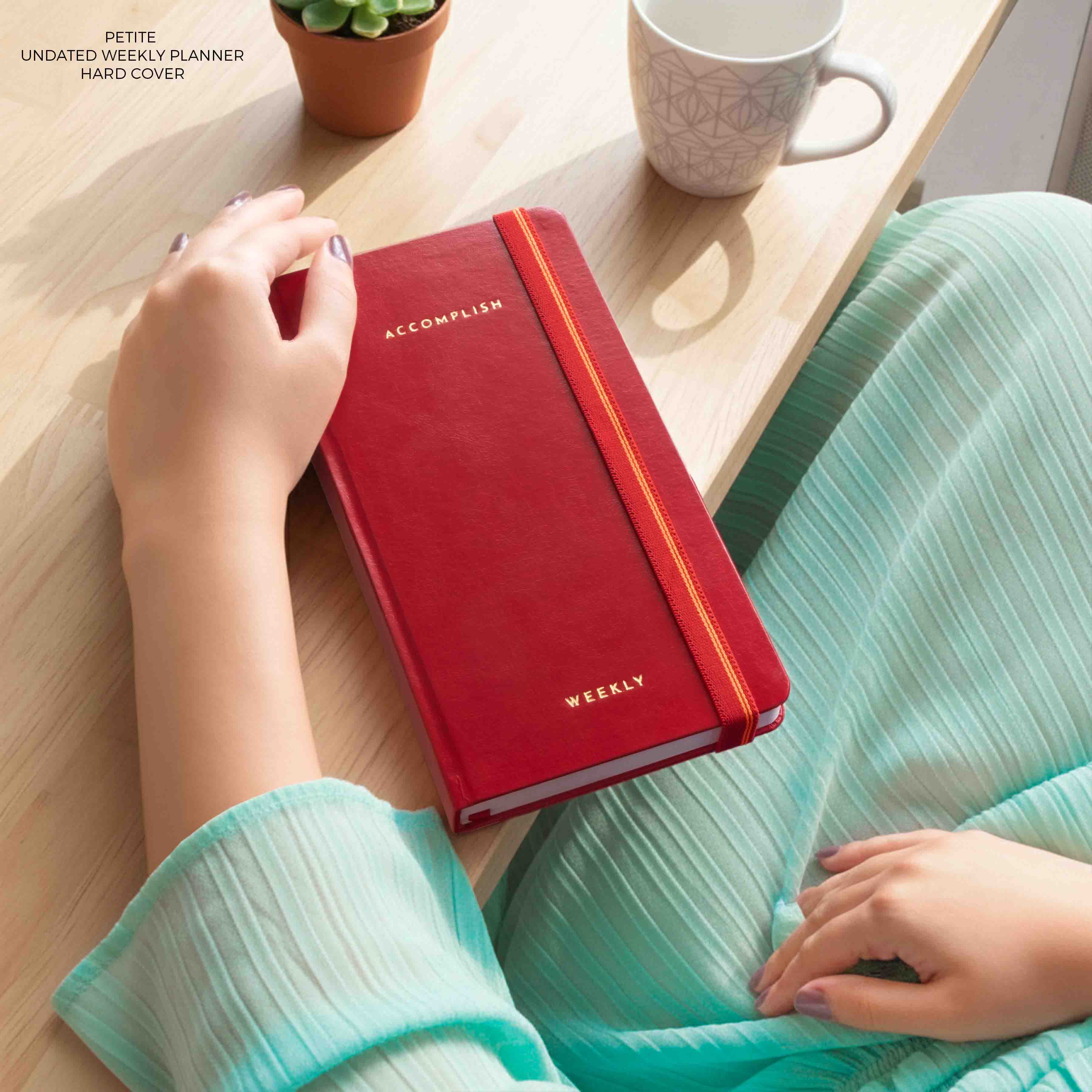PETITE - UNDATED - WEEKLY PLANNER - HARD COVER - Image 136