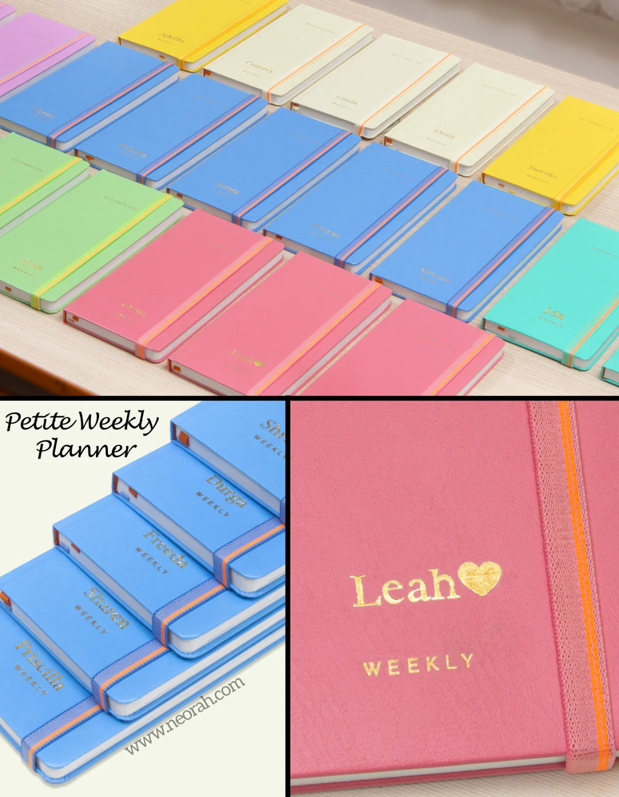 PETITE - UNDATED - WEEKLY PLANNER - HARD COVER - Image 62