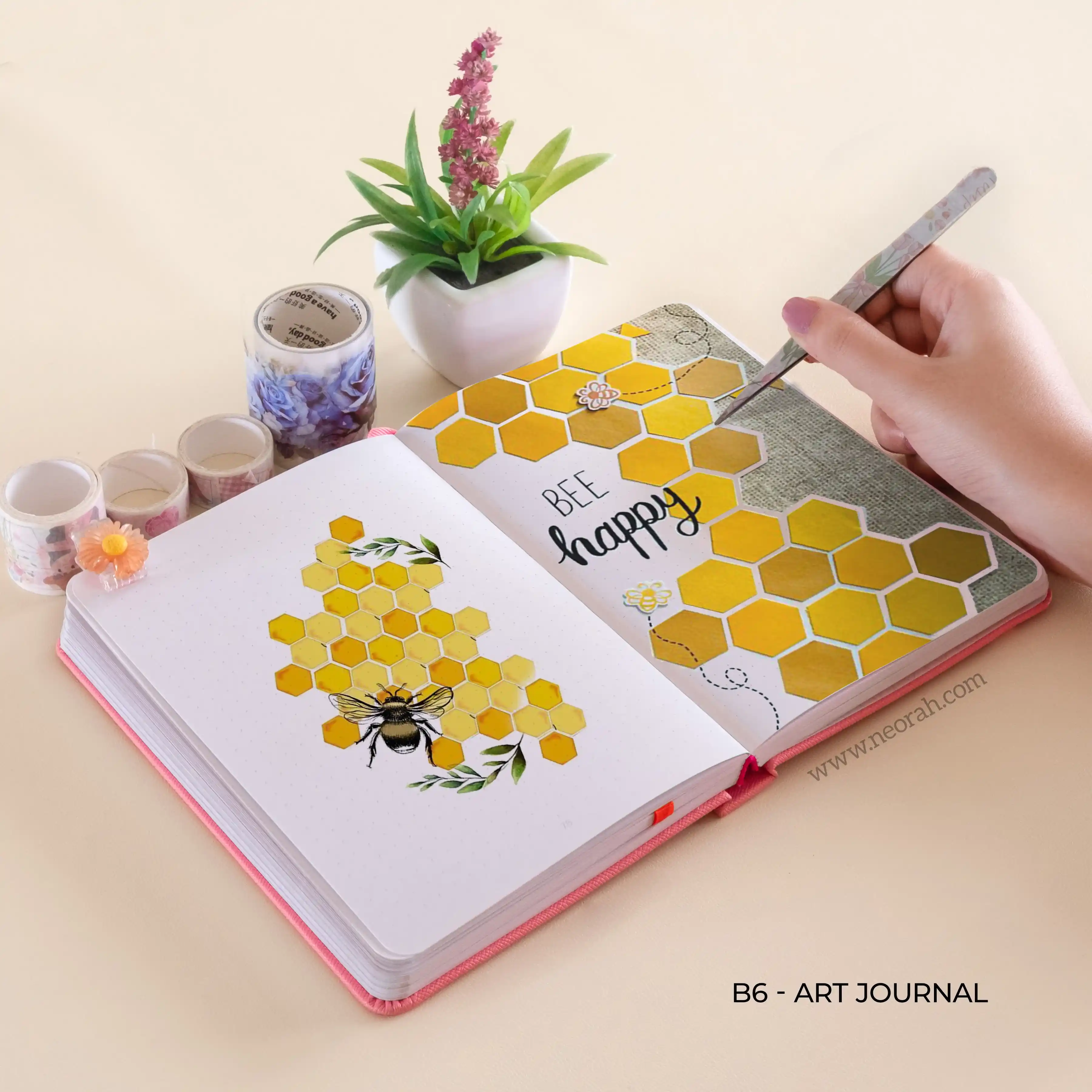 B6 - ART JOURNAL - DOT GRID - 200 GSM - Image 18