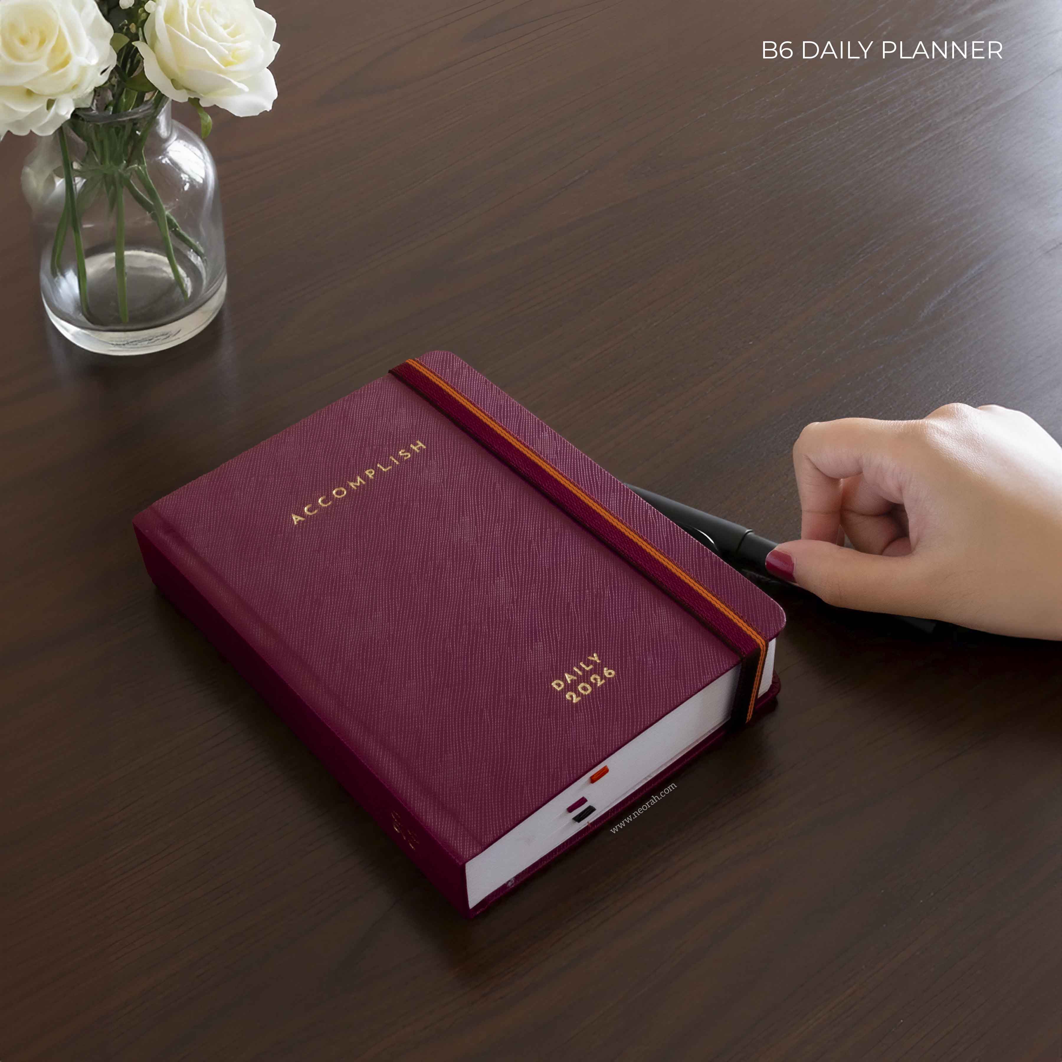 B6 - 2026 - DAILY PLANNER - HARD COVER - Image 83
