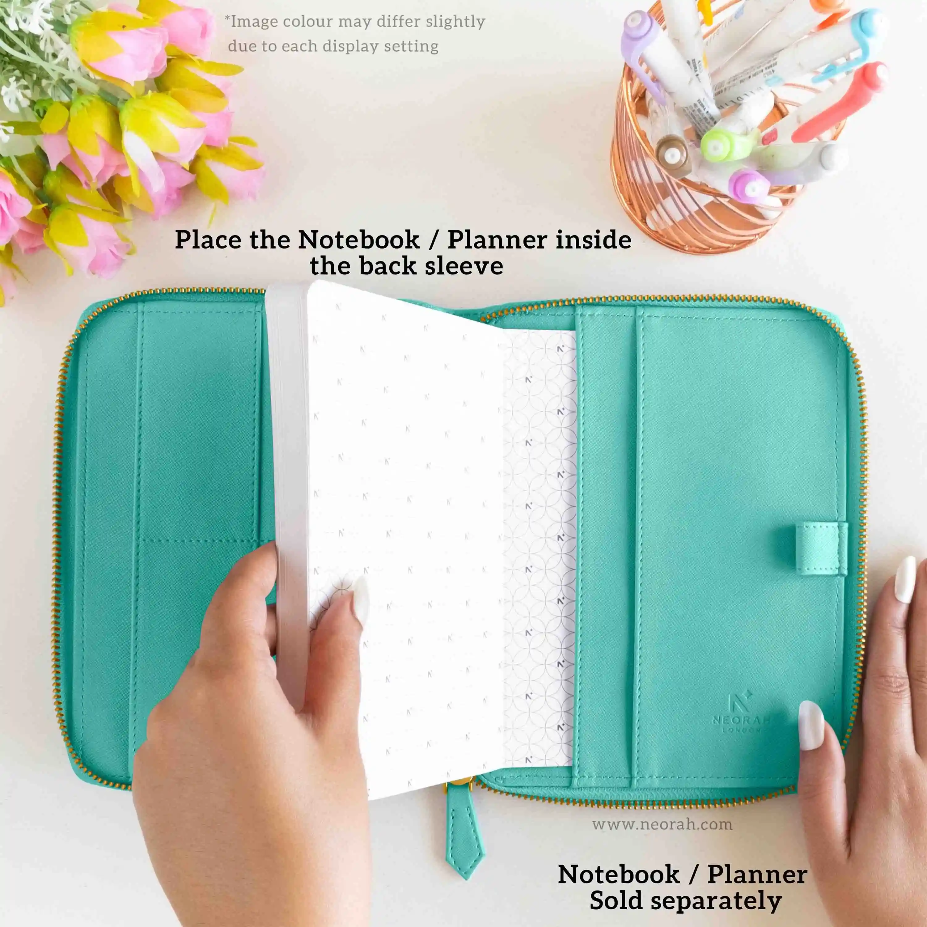 B6 - REFILLABLE QUILTED ORGANISER SLEEVE - ZIP - Image 109