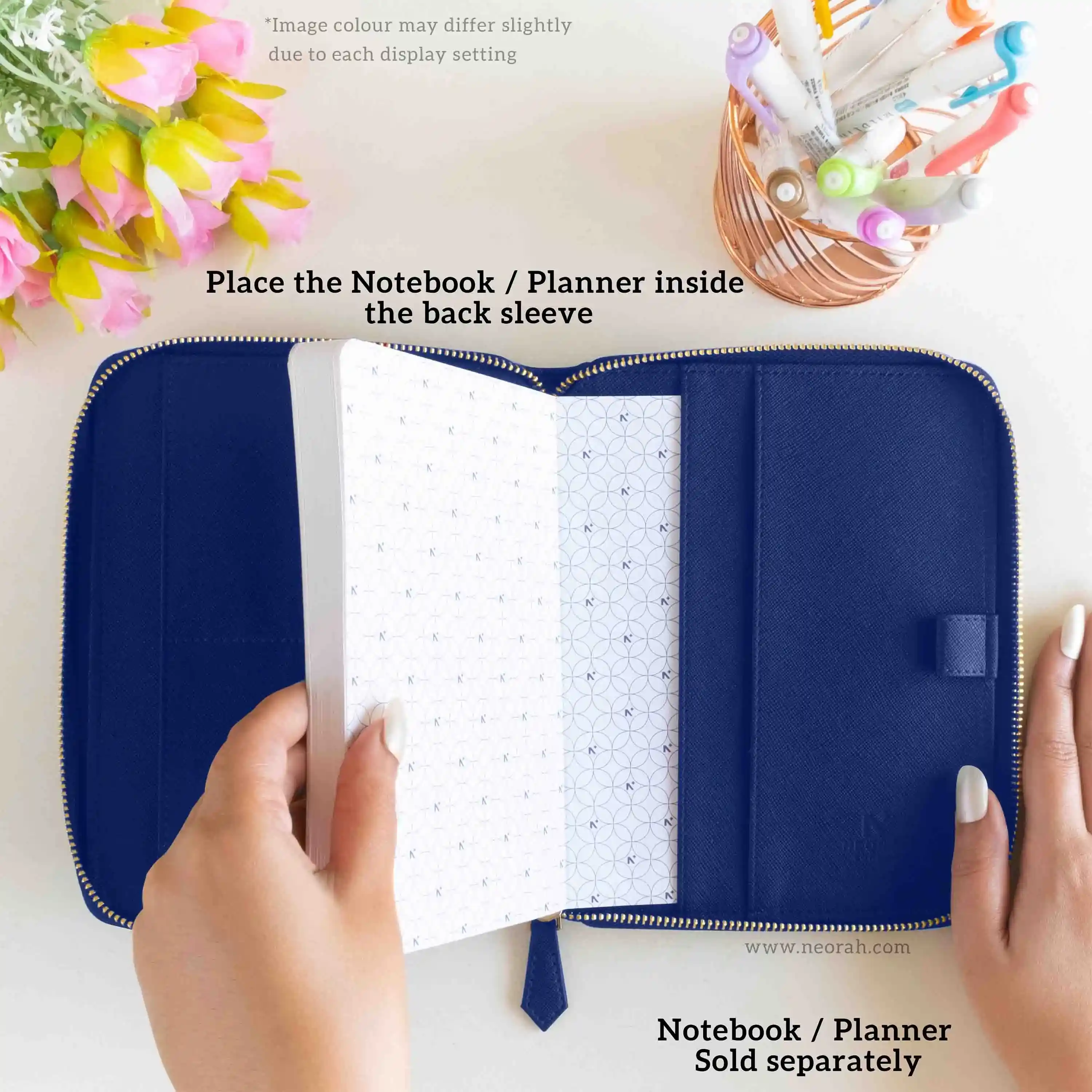B6 - REFILLABLE QUILTED ORGANISER SLEEVE - ZIP - Image 41