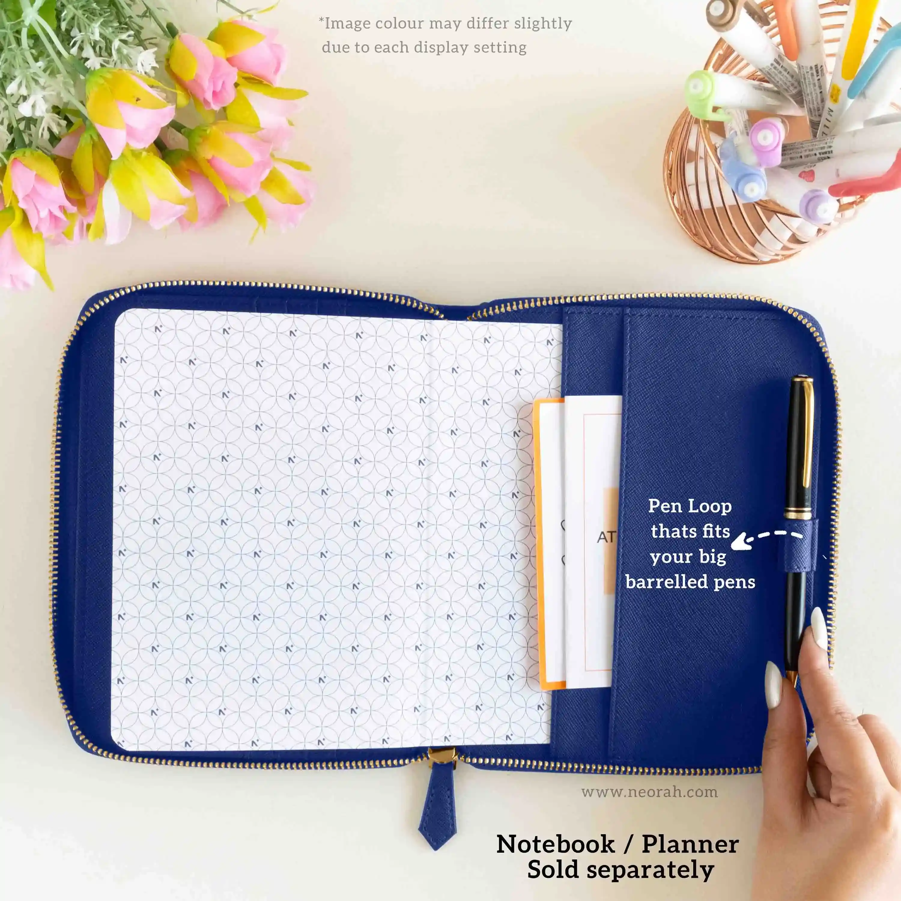B6 - REFILLABLE QUILTED ORGANISER SLEEVE - ZIP - Image 43