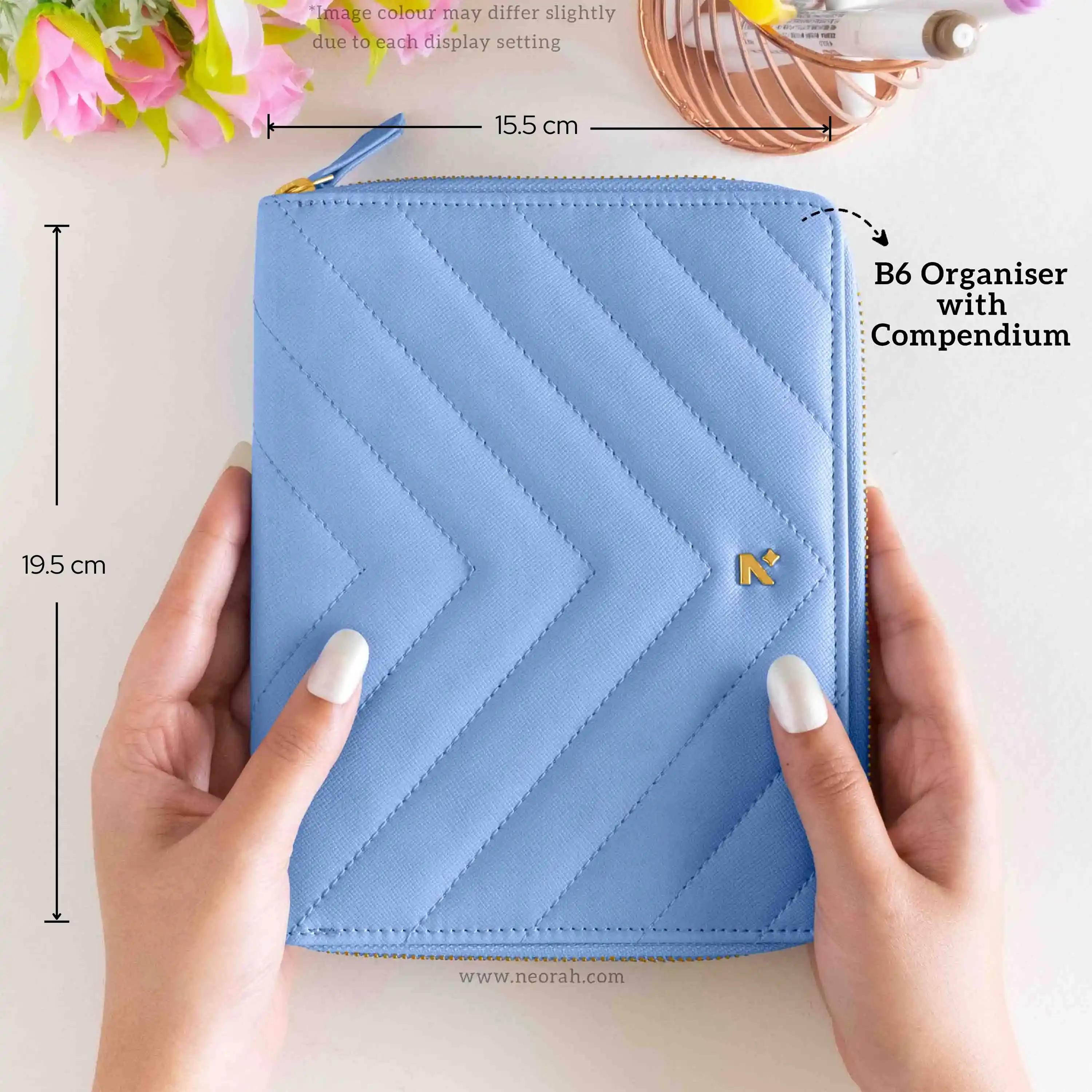 B6 - REFILLABLE QUILTED ORGANISER SLEEVE - ZIP - Image 58