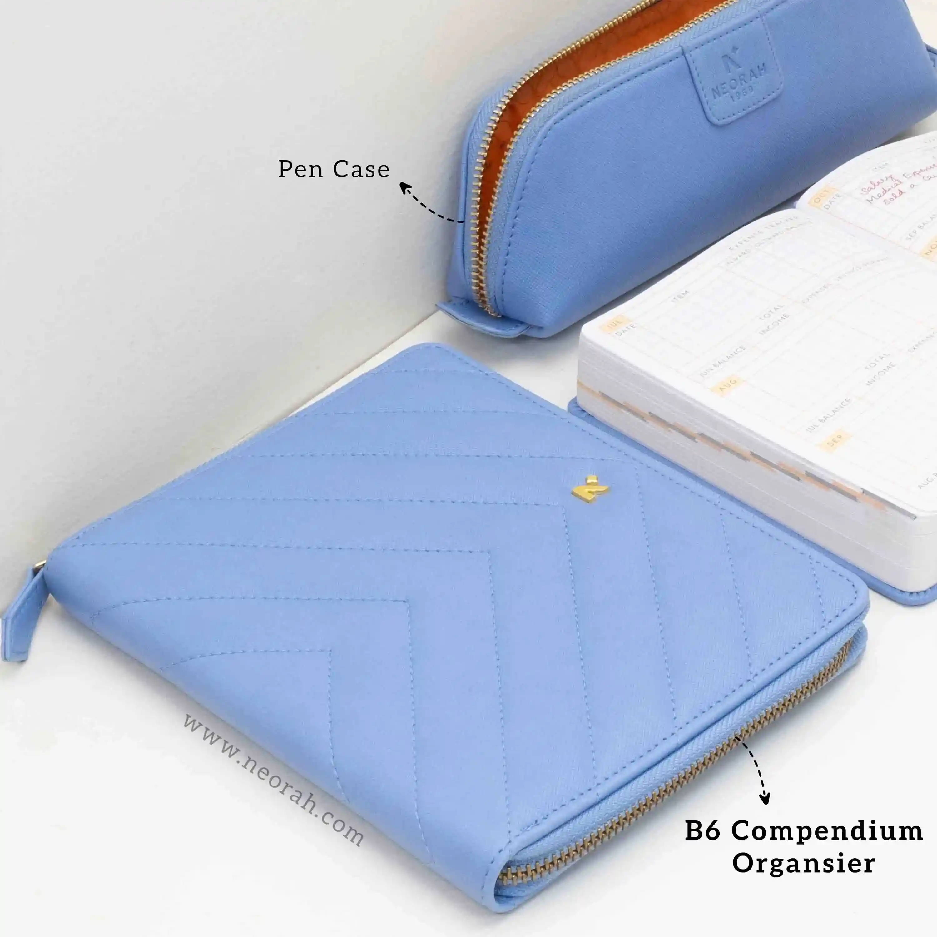 B6 - REFILLABLE QUILTED ORGANISER SLEEVE - ZIP - Image 65