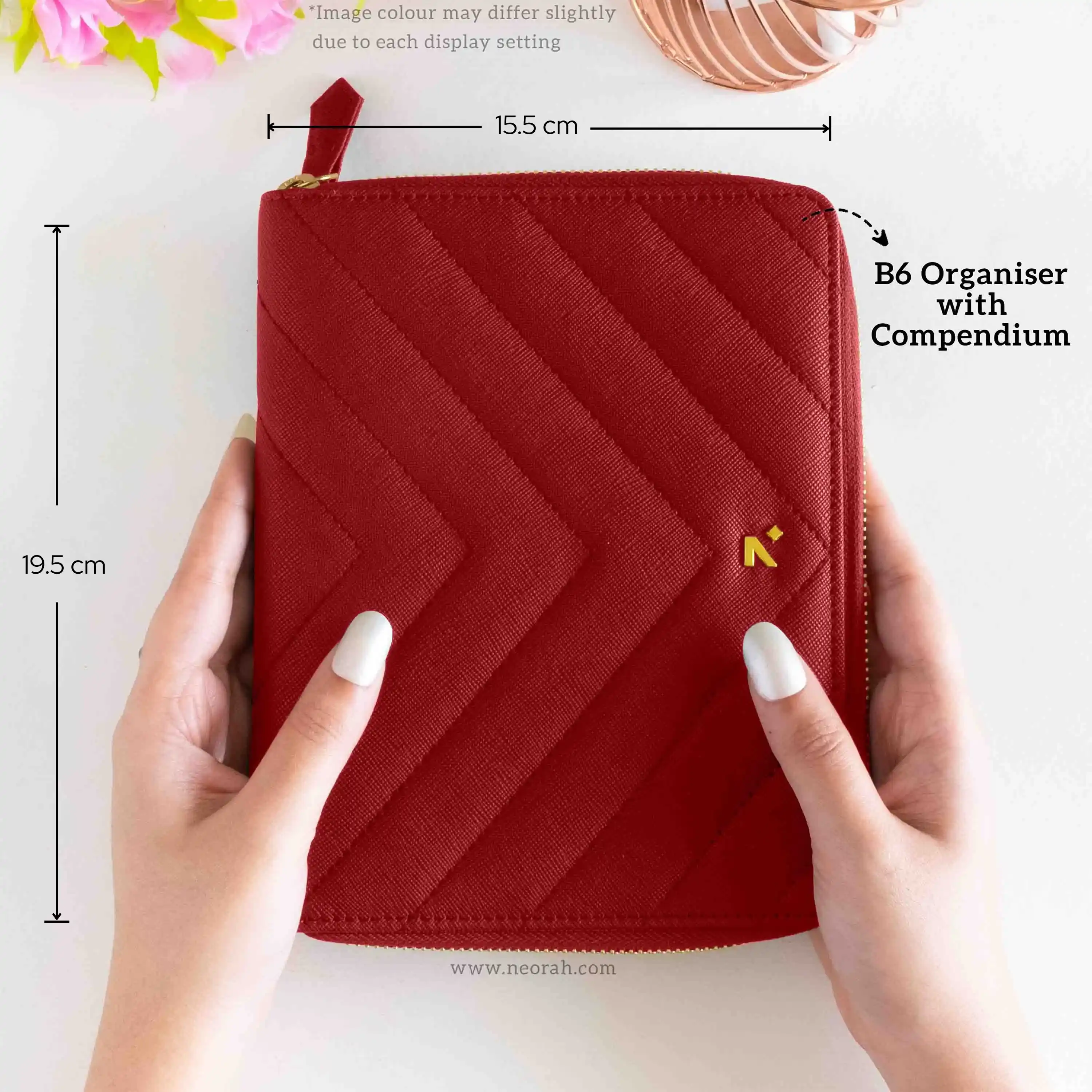 B6 - REFILLABLE QUILTED ORGANISER SLEEVE - ZIP - Image 85