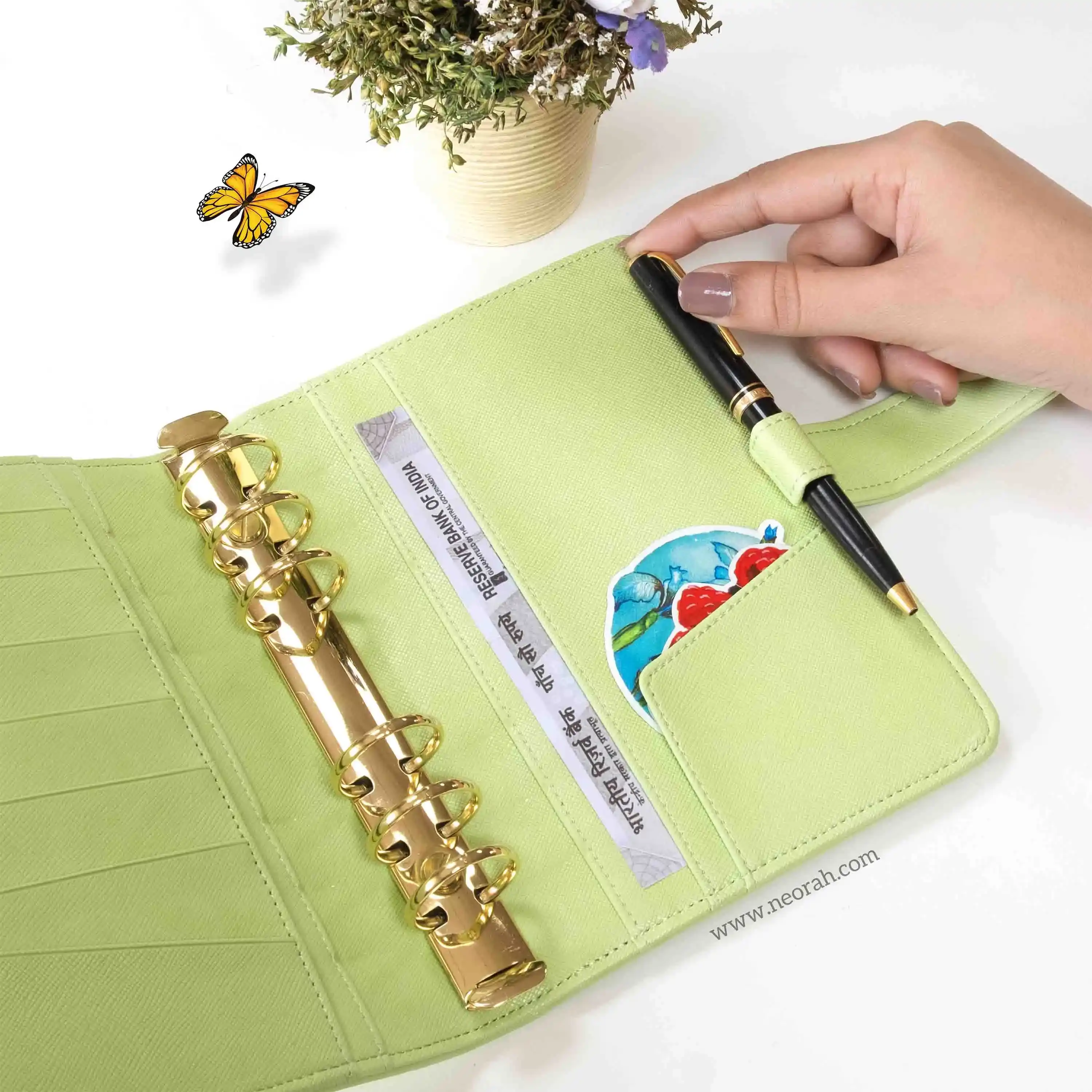 B6 - RING BINDER ORGANISER - SNAP BUTTON - Image 49