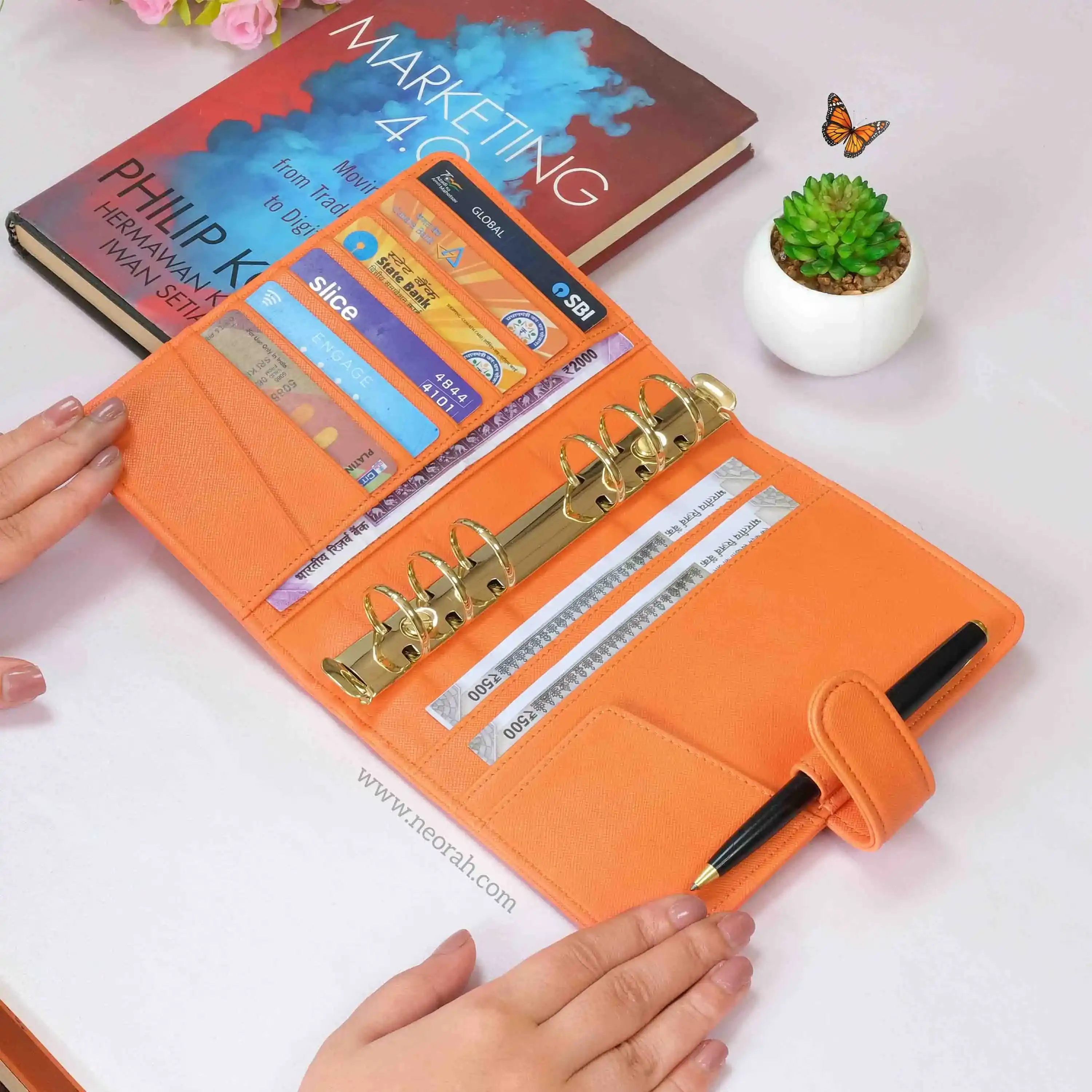 B6 - RING BINDER ORGANISER - SNAP BUTTON - Image 65