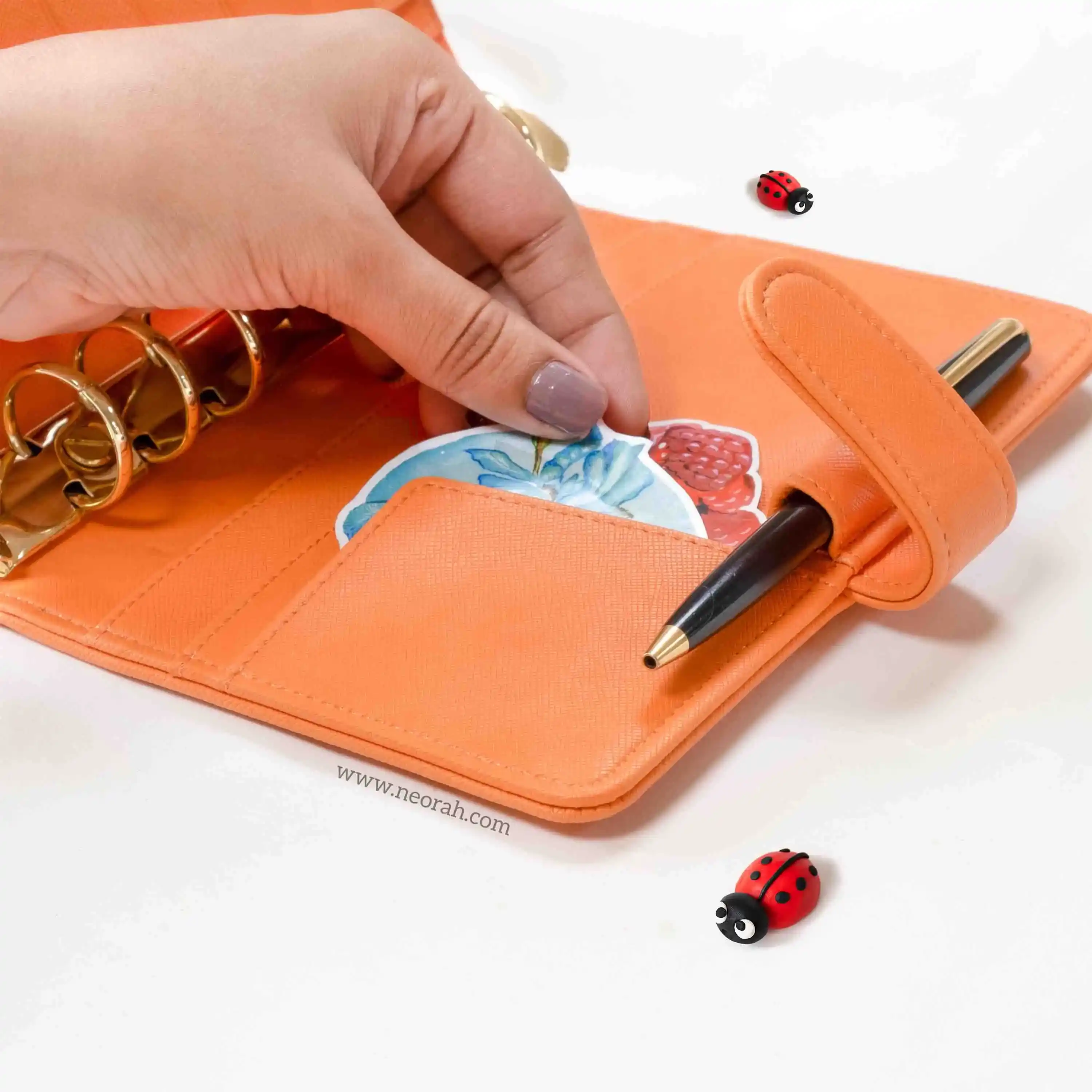 B6 - RING BINDER ORGANISER - SNAP BUTTON - Image 67