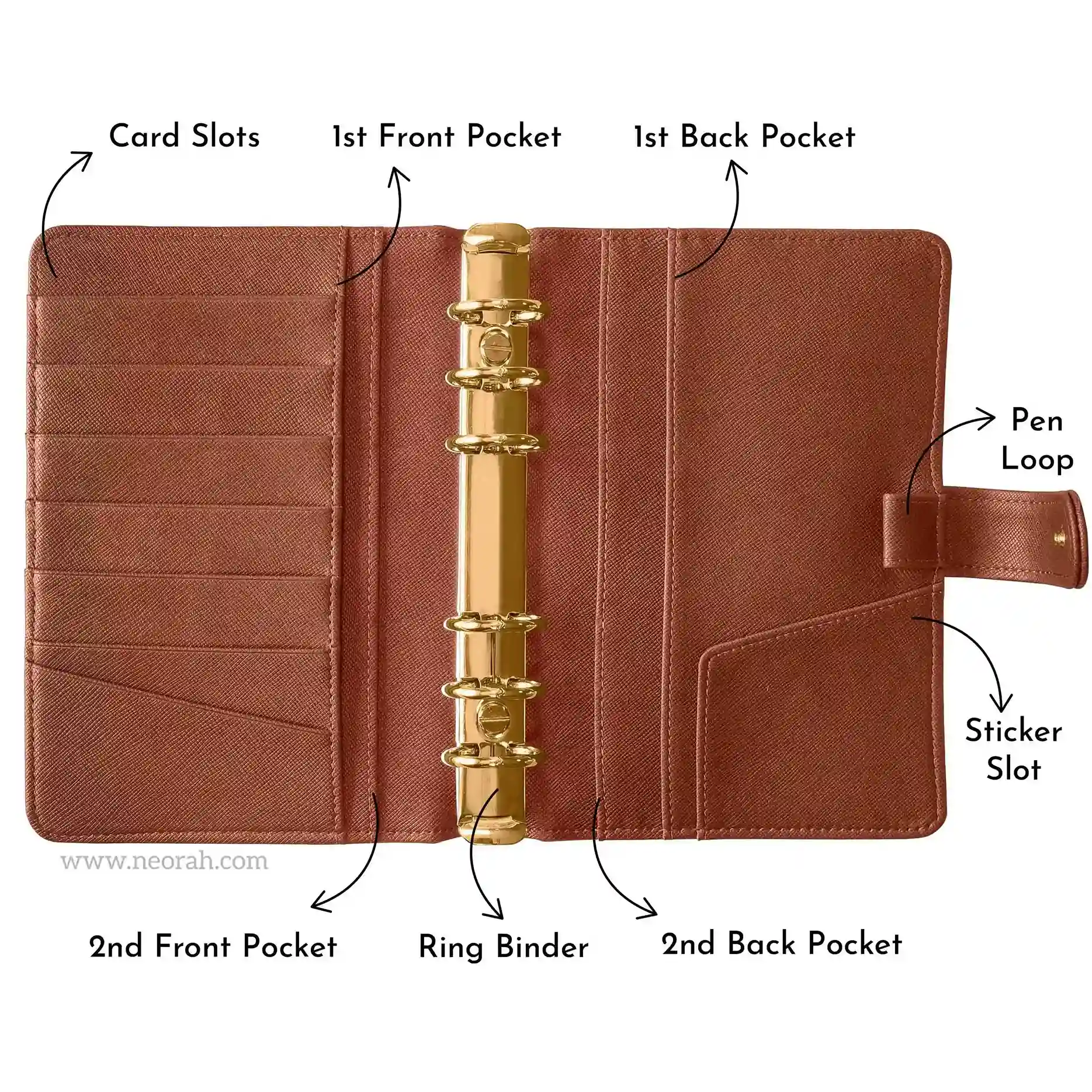 B6 - RING BINDER ORGANISER - SNAP BUTTON - Image 82