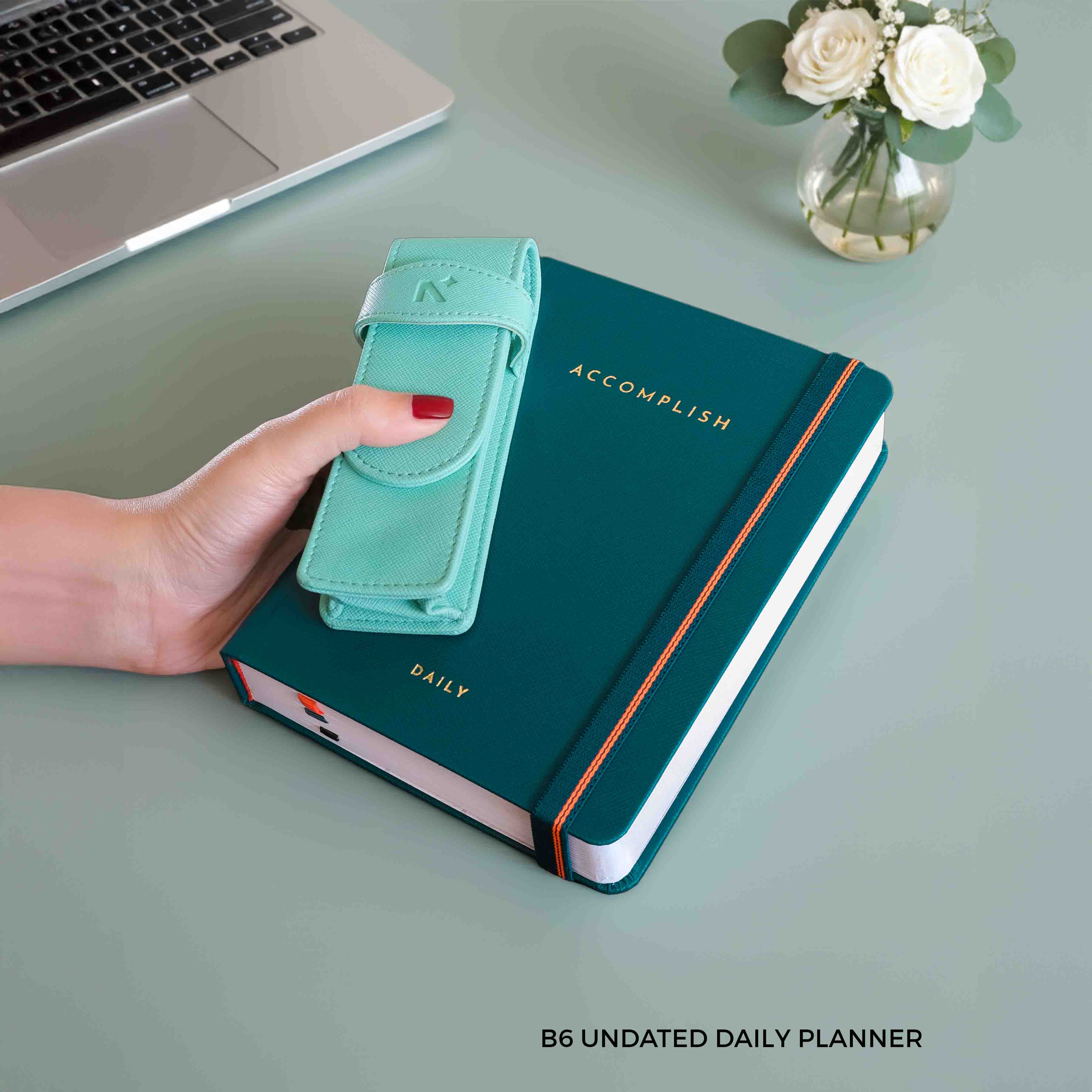 B6 - UNDATED - DAILY PLANNER - HARD COVER - Image 23
