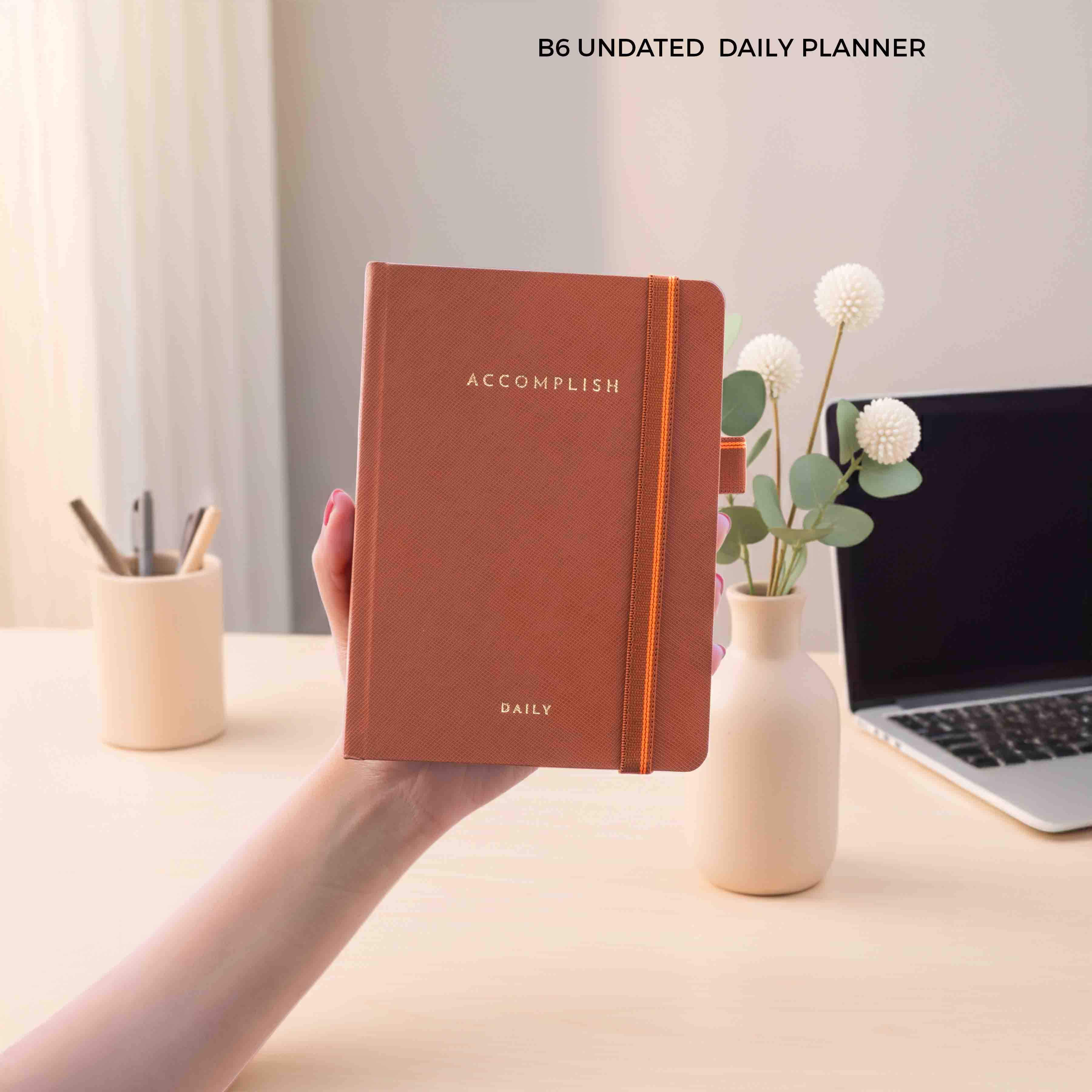 B6 - UNDATED - DAILY PLANNER - HARD COVER - Image 35