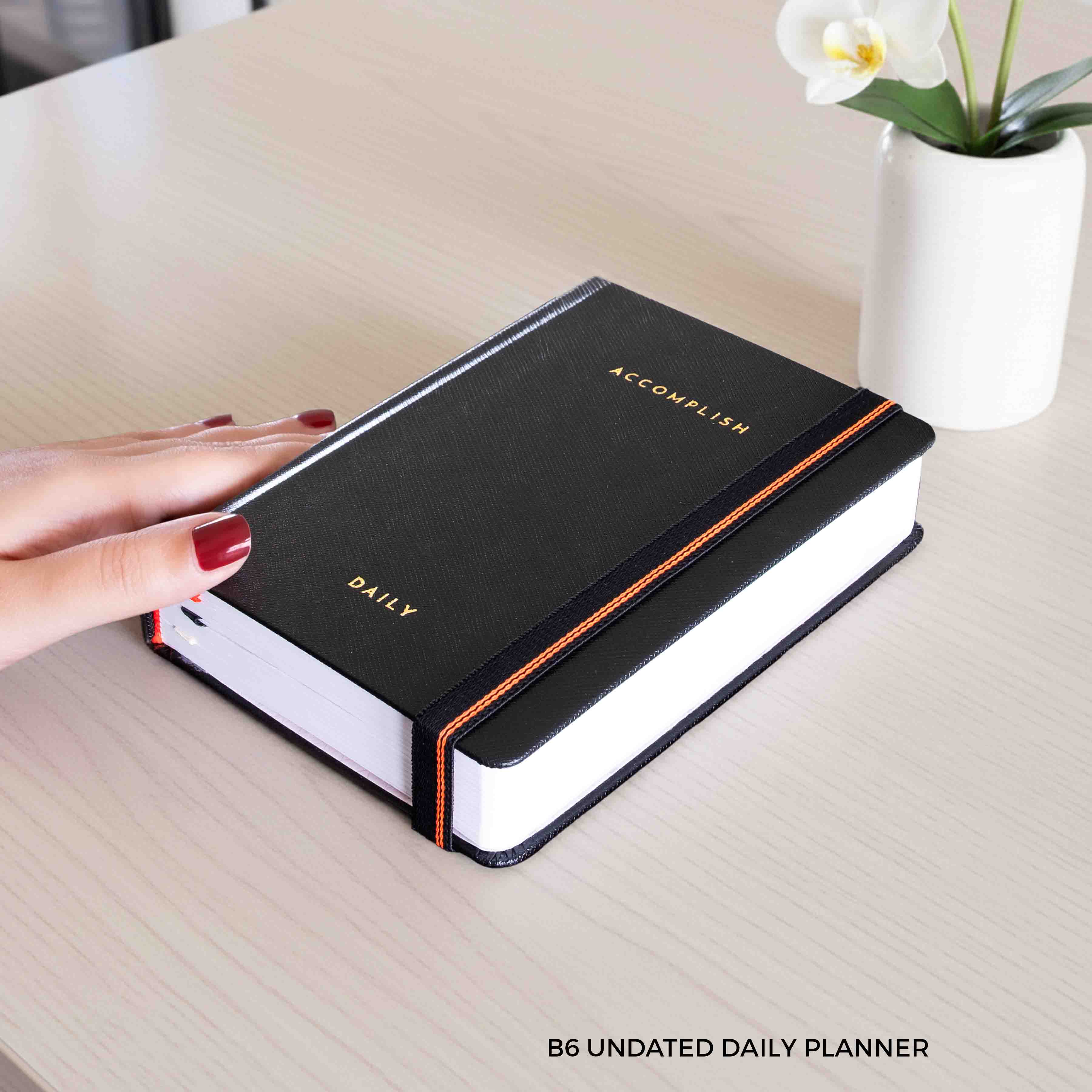B6 - UNDATED - DAILY PLANNER - HARD COVER - Image 47