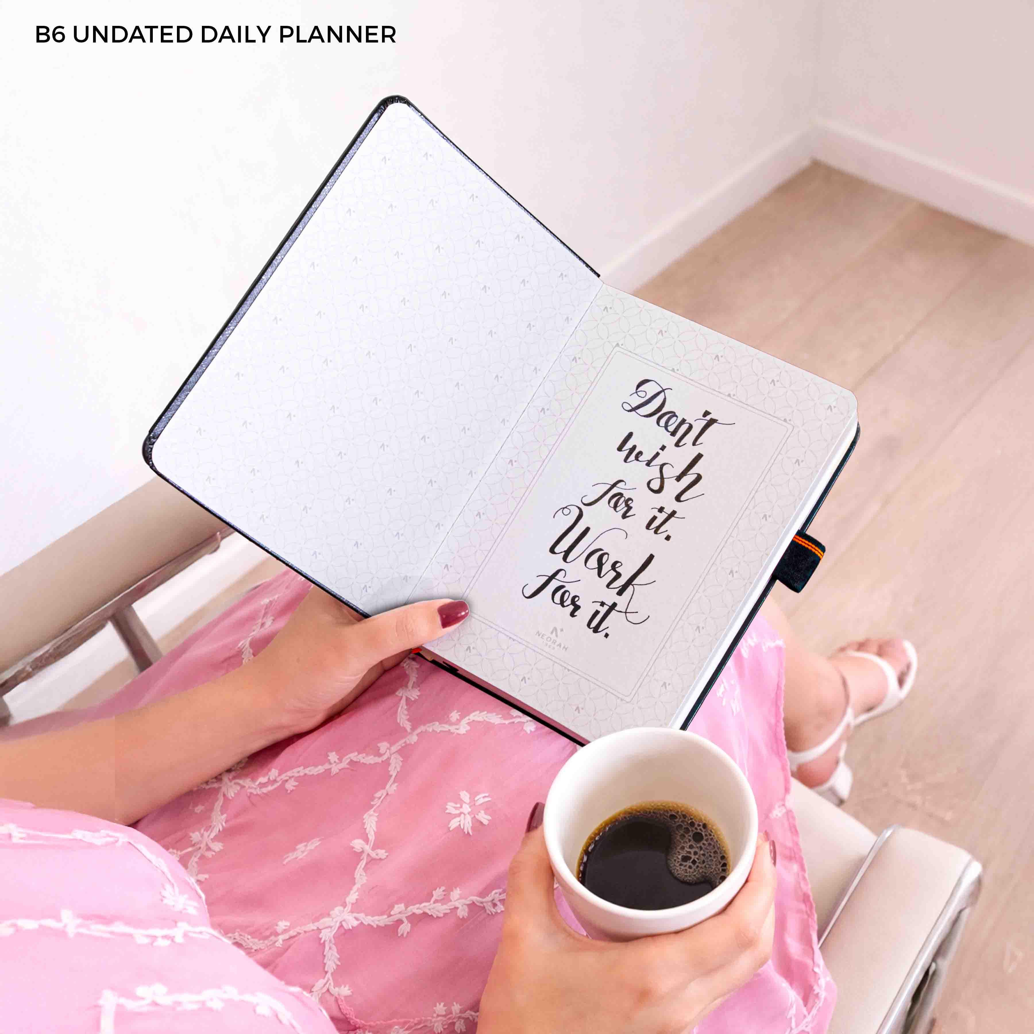 B6 - UNDATED - DAILY PLANNER - HARD COVER - Image 49