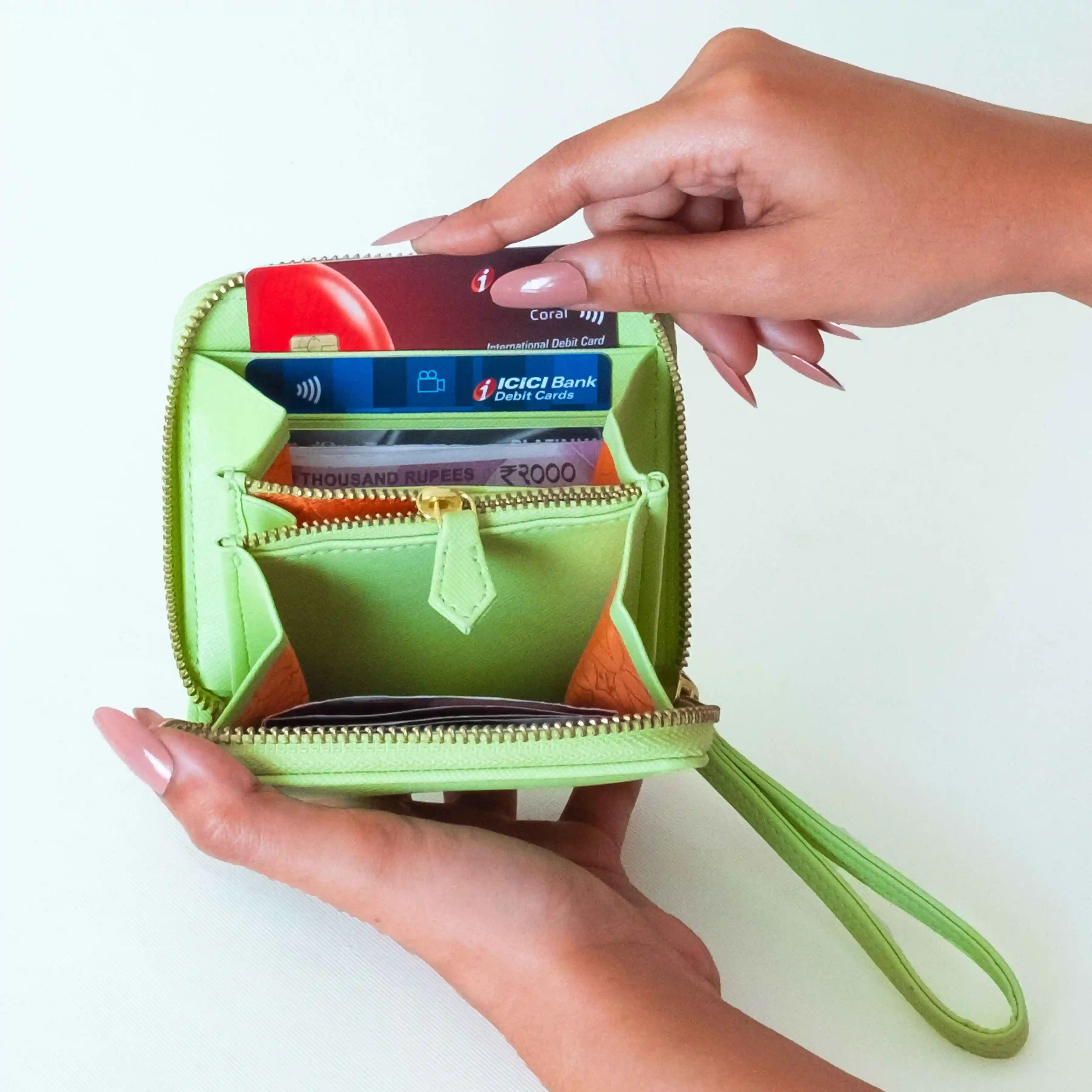 BIJOU - WOMEN ZIP AROUND WALLET WITH WRISTLET - Image 36