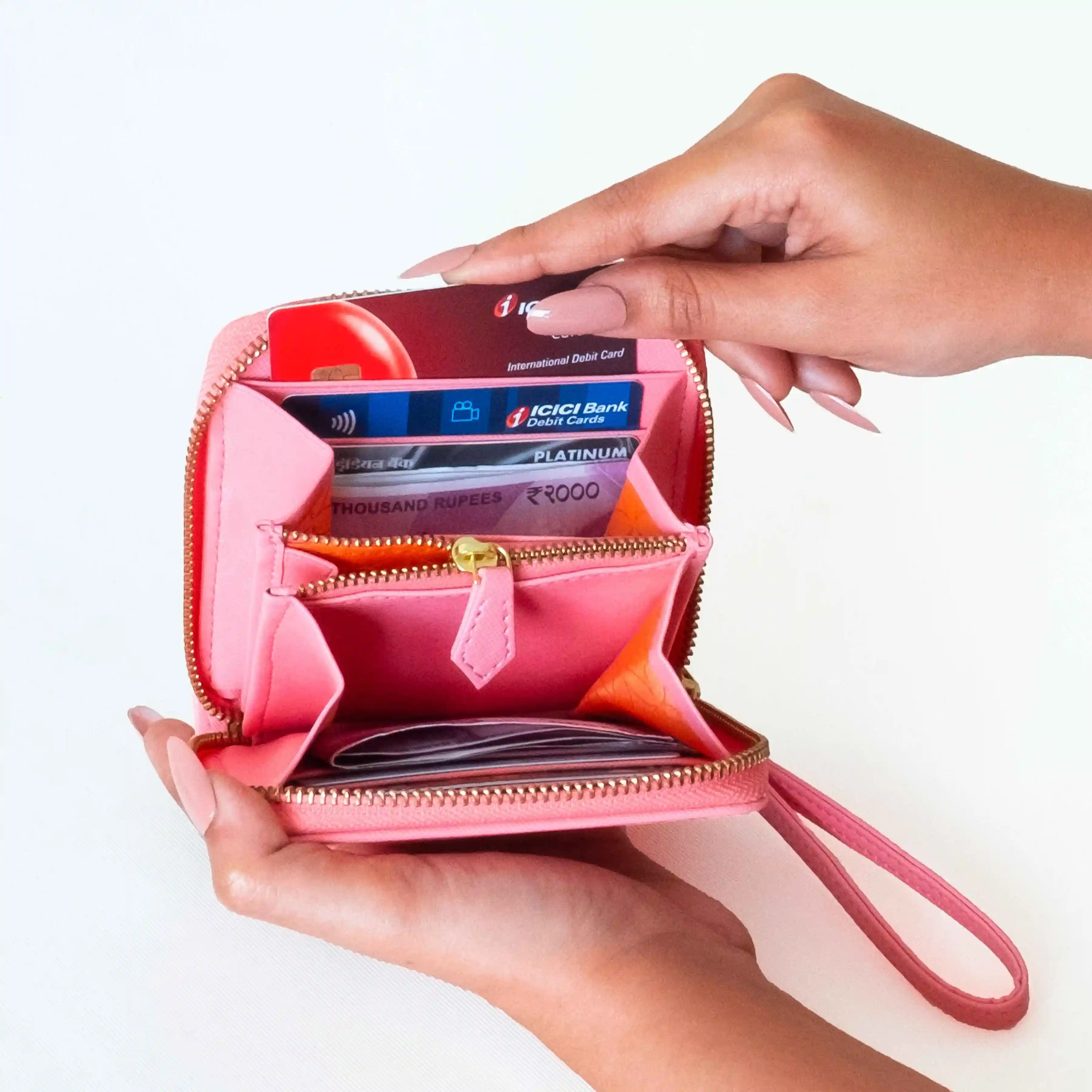 BIJOU - WOMEN ZIP AROUND WALLET WITH WRISTLET - Image 47