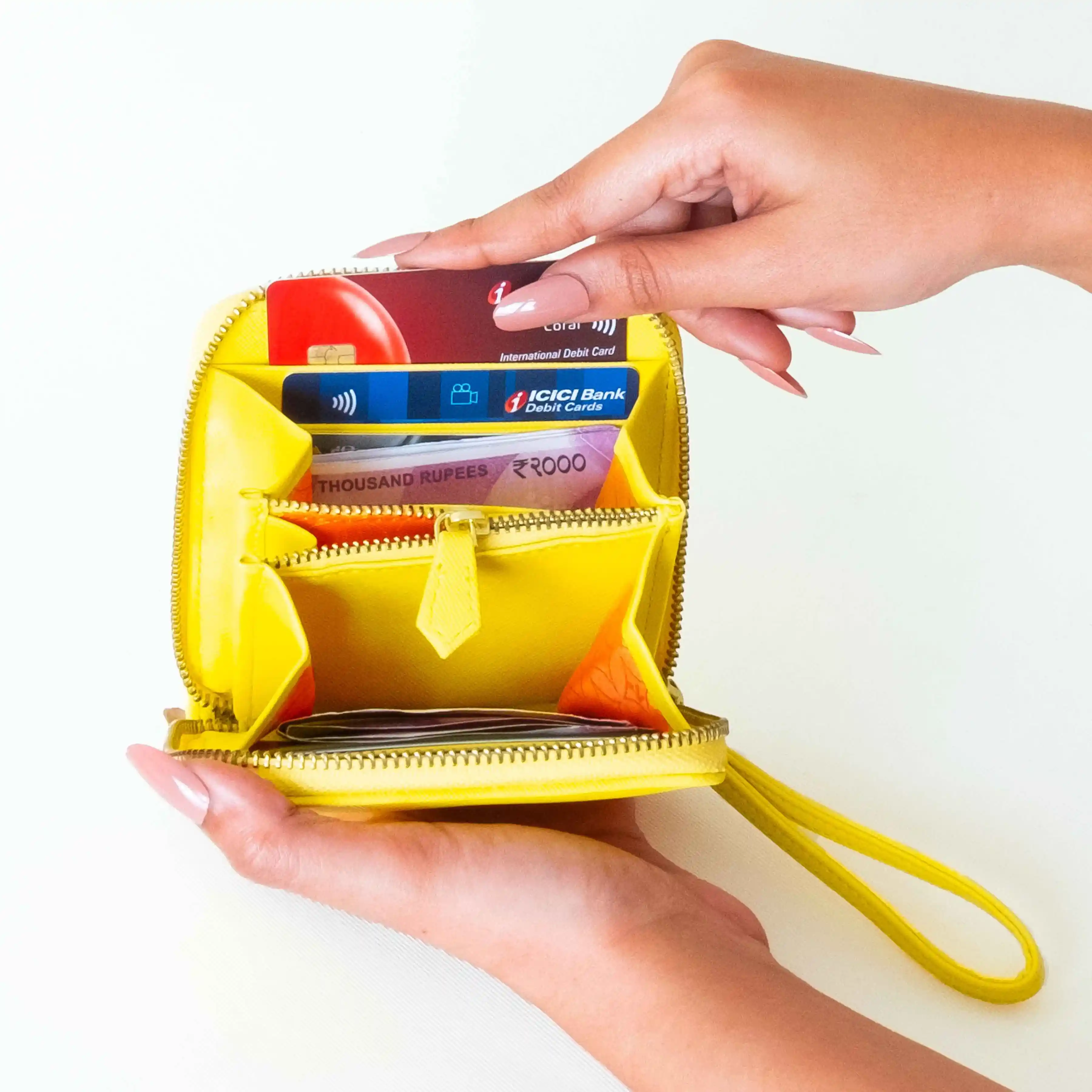 BIJOU - WOMEN ZIP AROUND WALLET WITH WRISTLET - Image 57