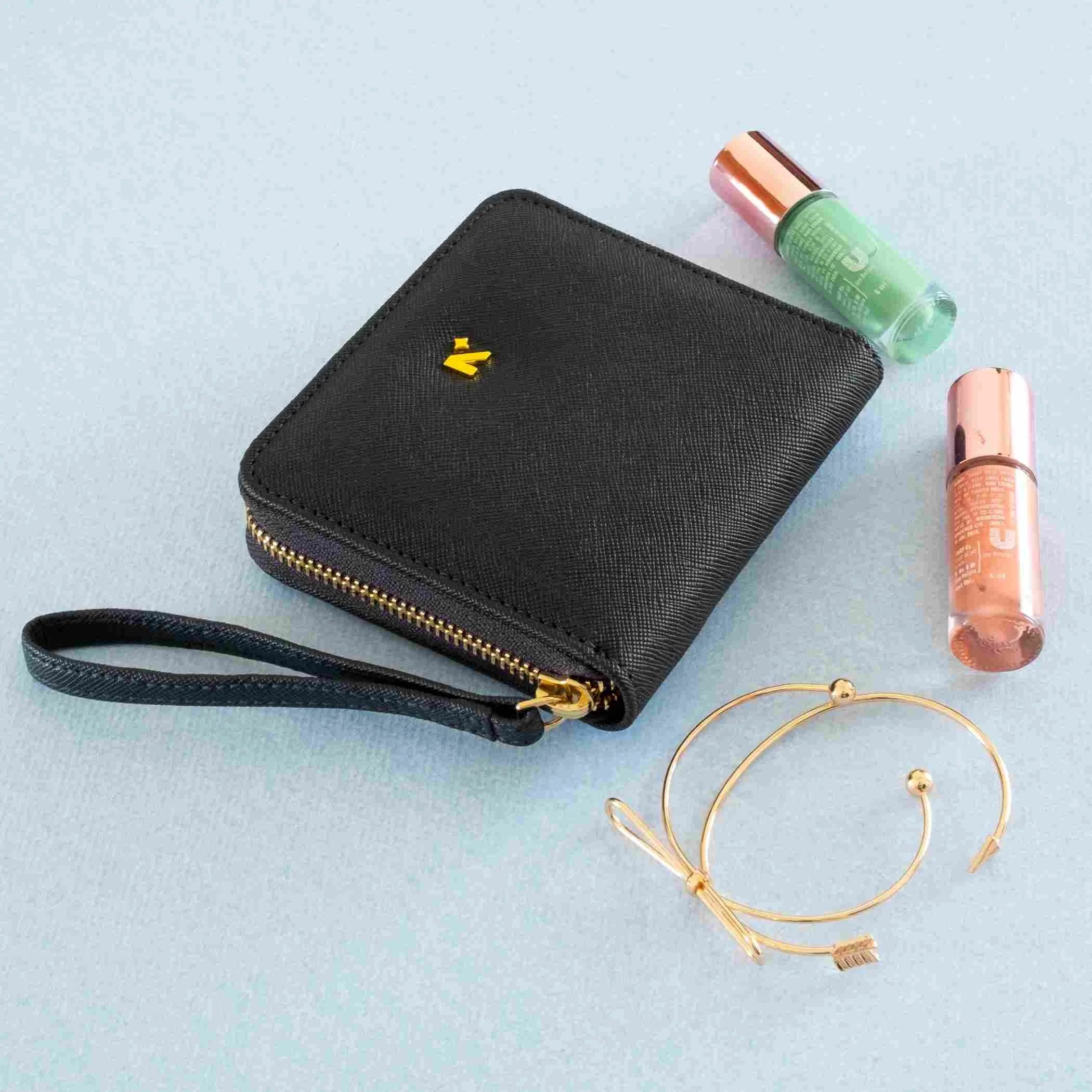 BIJOU - WOMEN ZIP AROUND WALLET WITH WRISTLET - Image 7