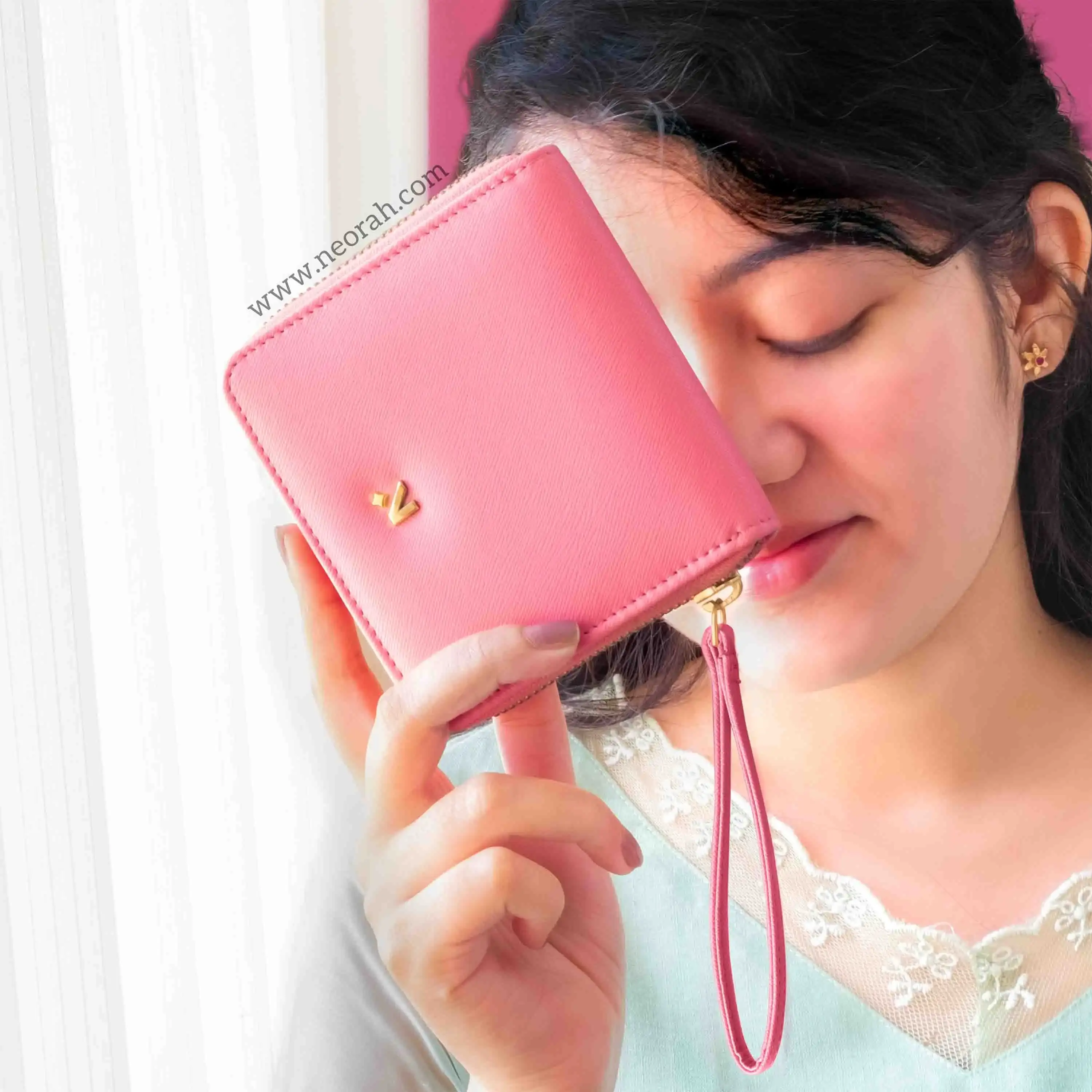 BIJOU - WOMEN ZIP AROUND WALLET WITH WRISTLET - Image 87