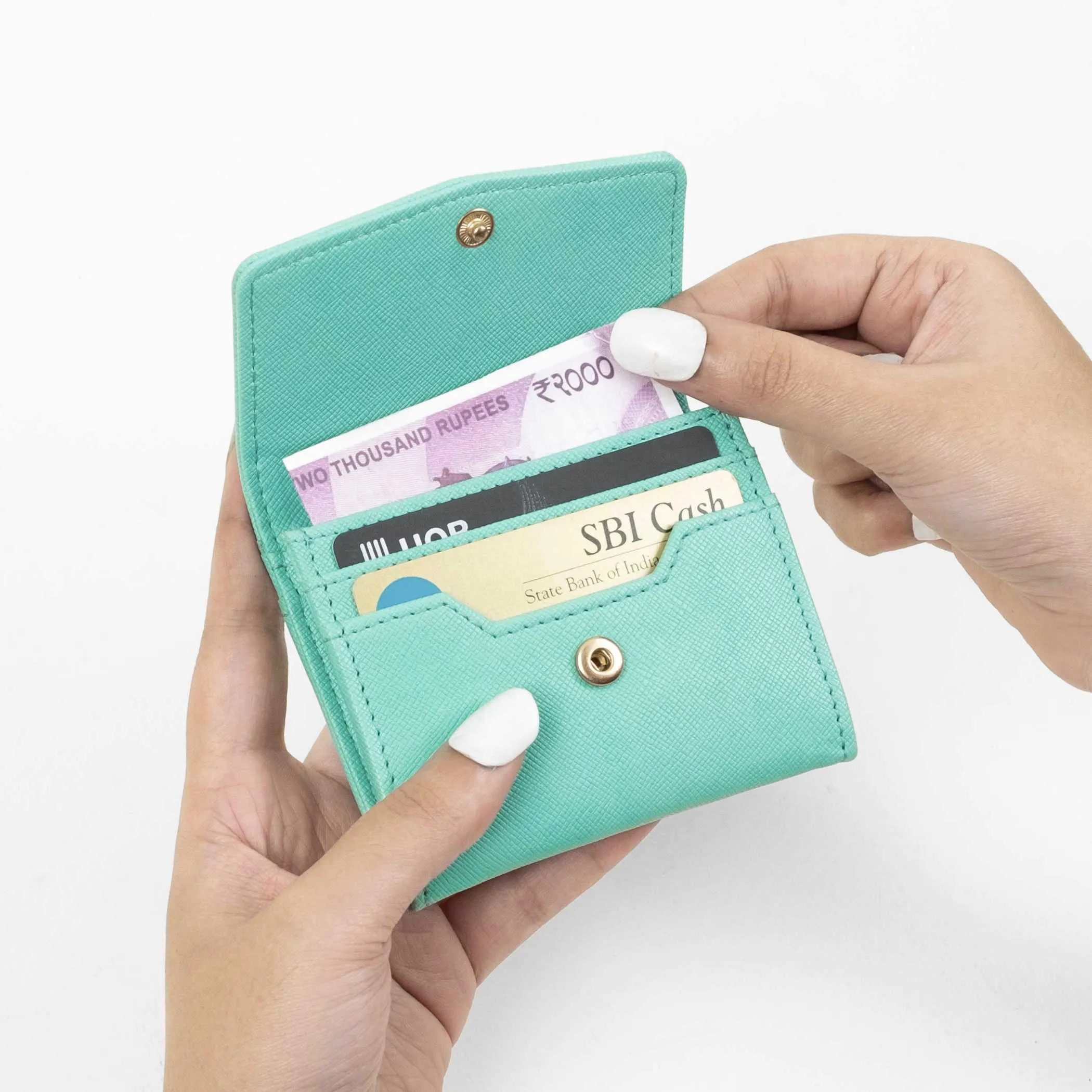 CARD WALLET WITH SNAP - Image 102
