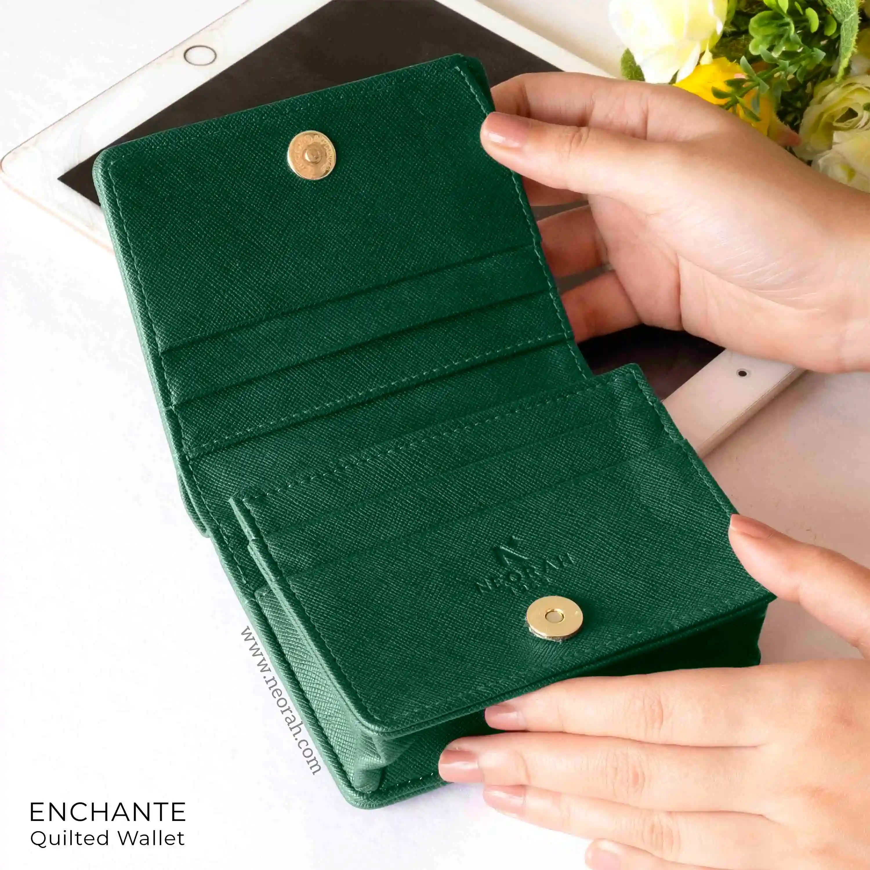 ENCHANTE - QUILTED SMALL WALLET - Image 97