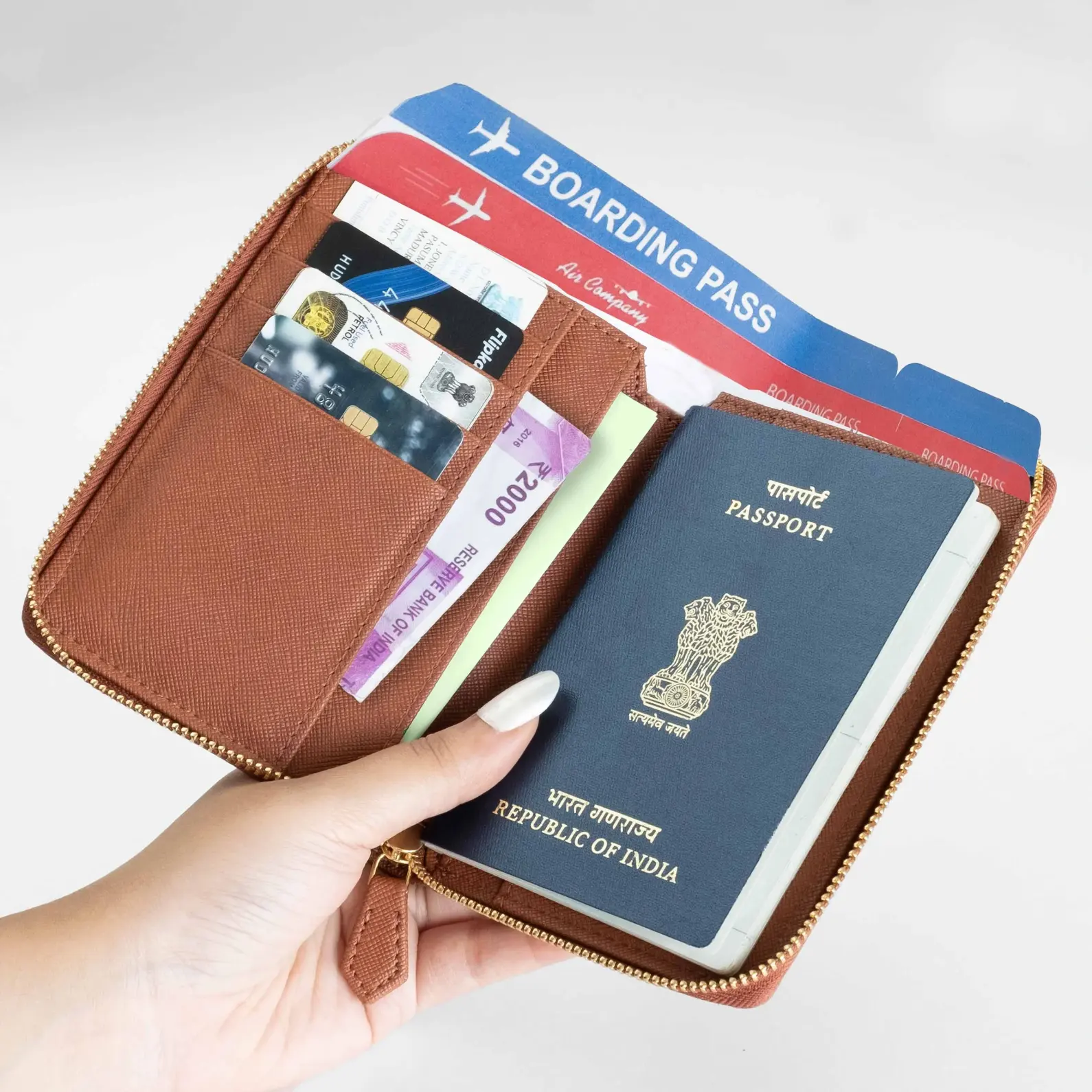 B7 - ORGANISER / PASSPORT COVER - ZIP - Image 26
