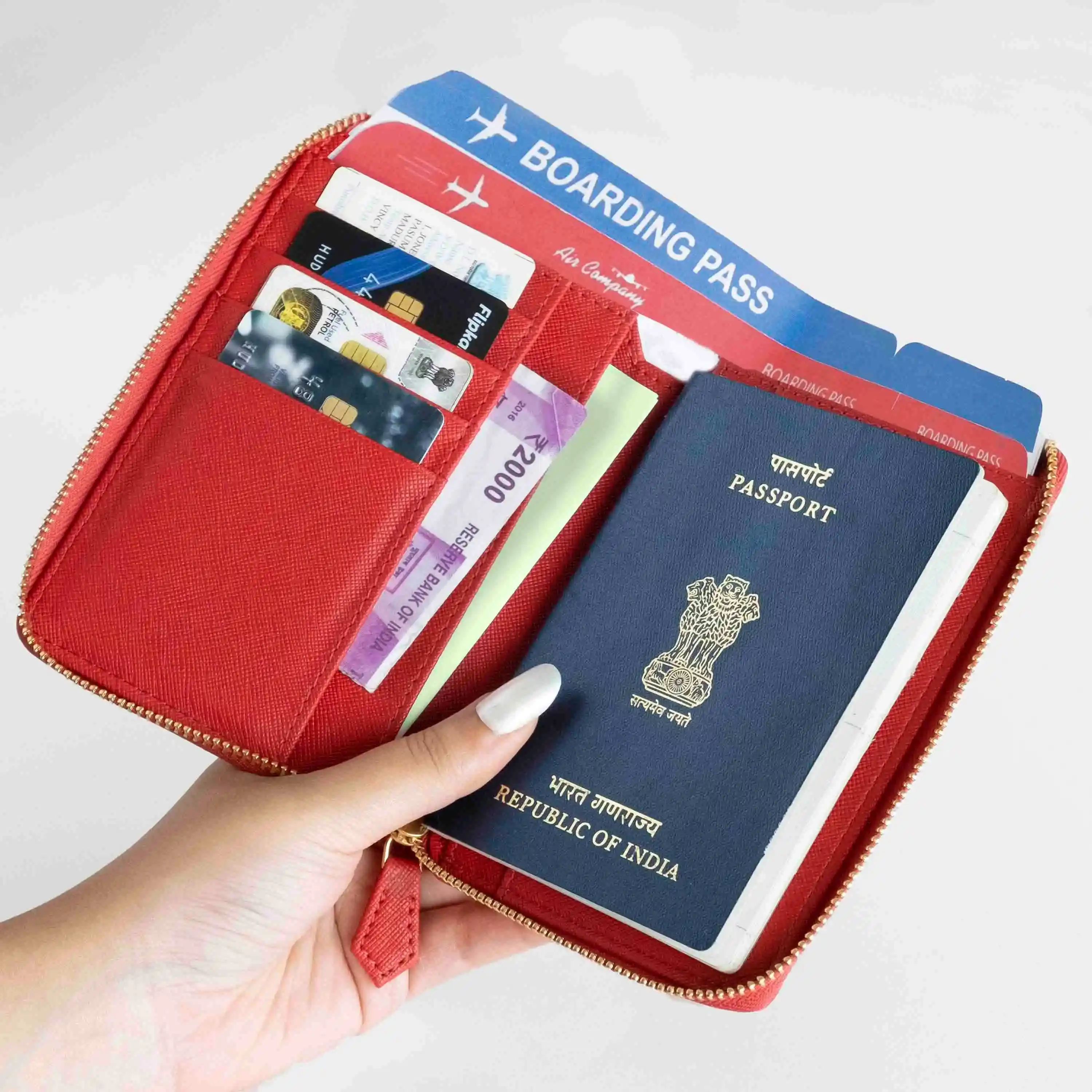 B7 - ORGANISER / PASSPORT COVER - ZIP - Image 3