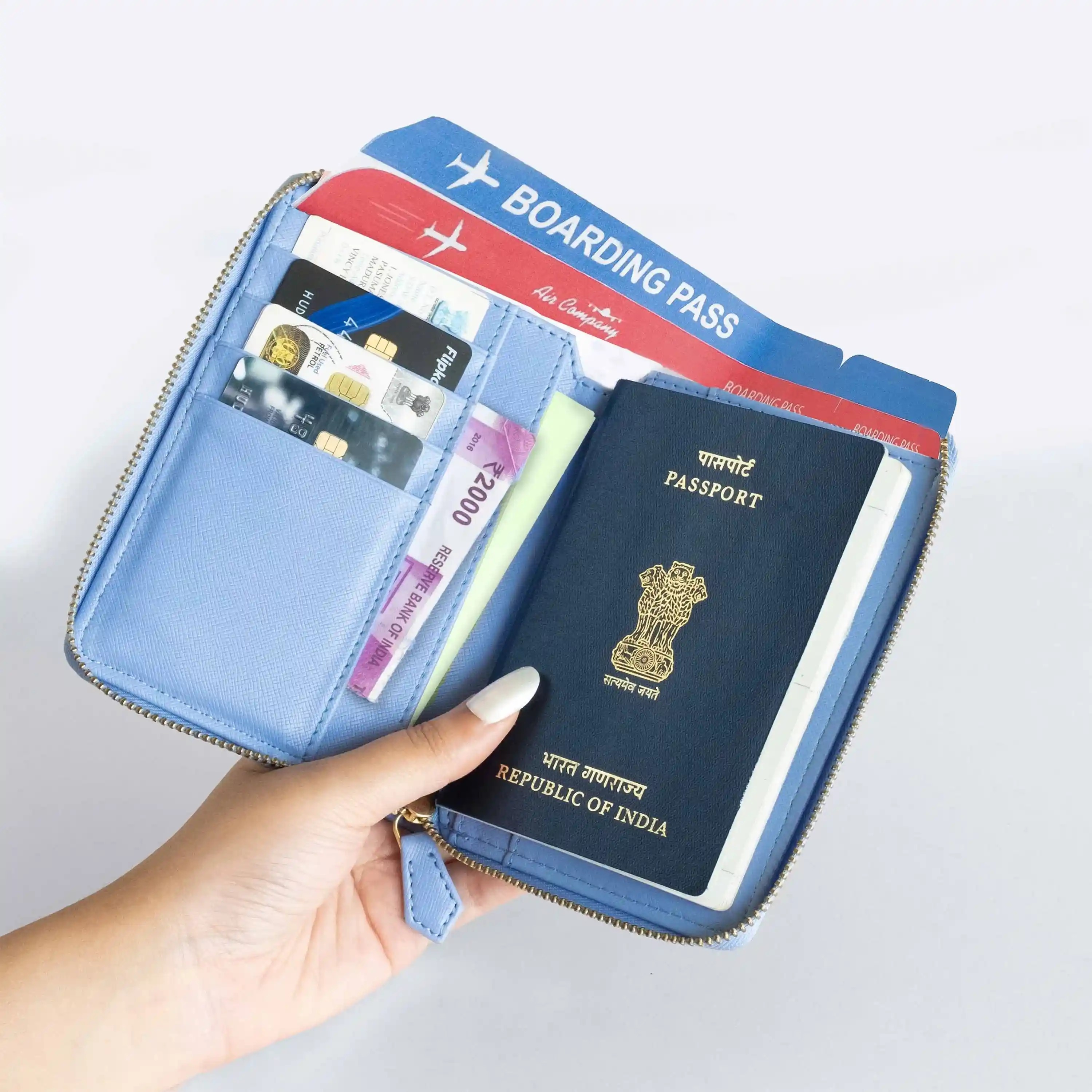 B7 - ORGANISER / PASSPORT COVER - ZIP - Image 44