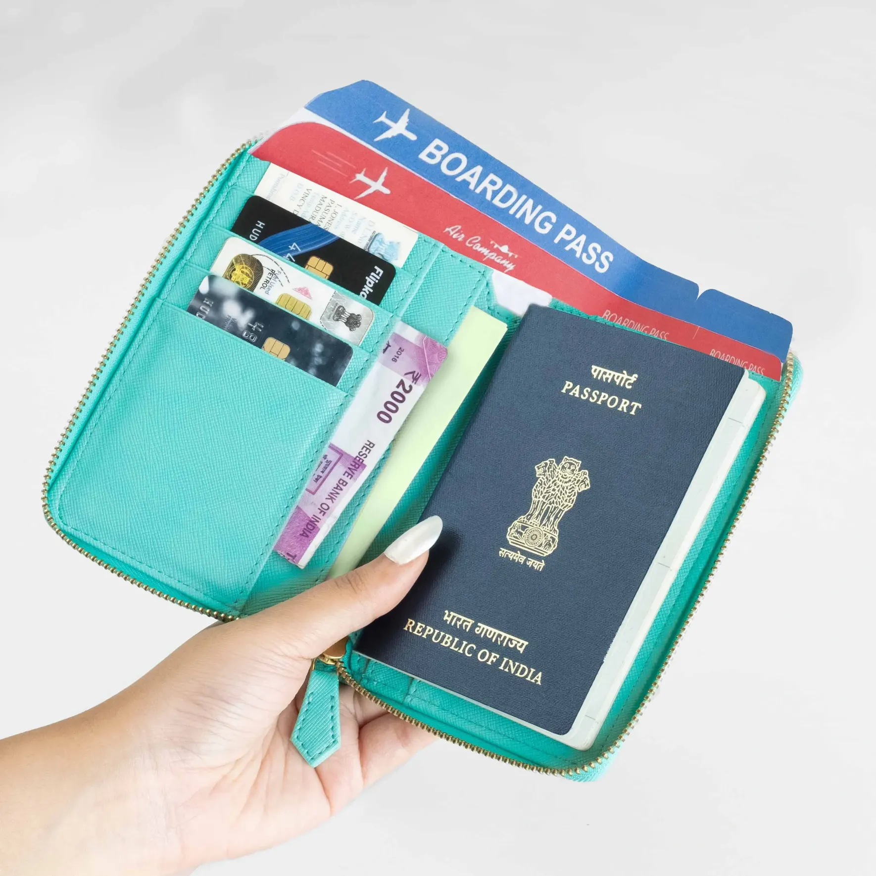 B7 - ORGANISER / PASSPORT COVER - ZIP - Image 68