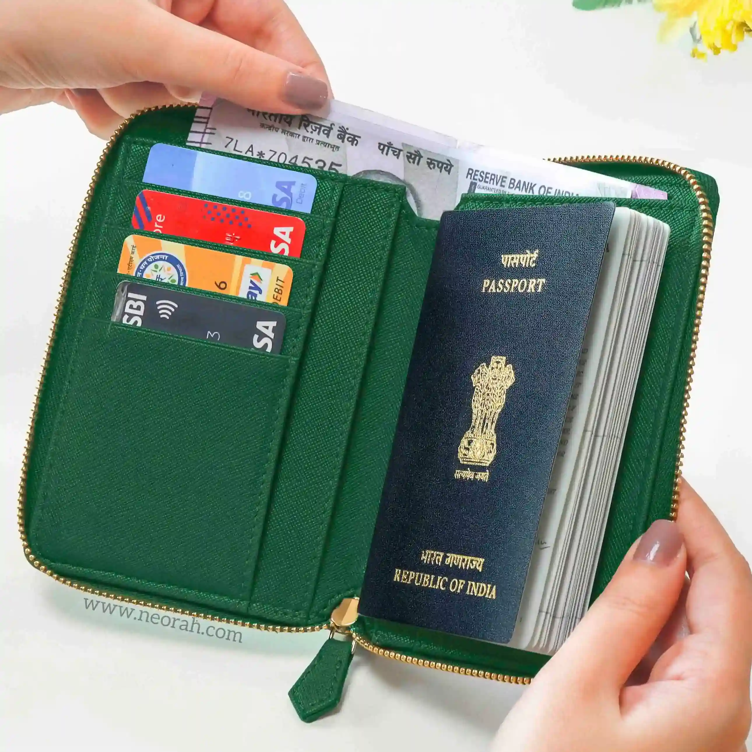 B7 - ORGANISER / PASSPORT COVER - ZIP - Image 89