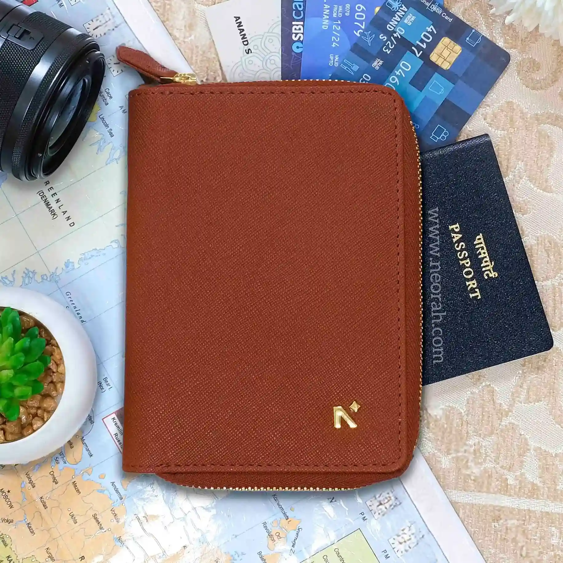 B7 - ORGANISER / PASSPORT COVER - ZIP - Image 96