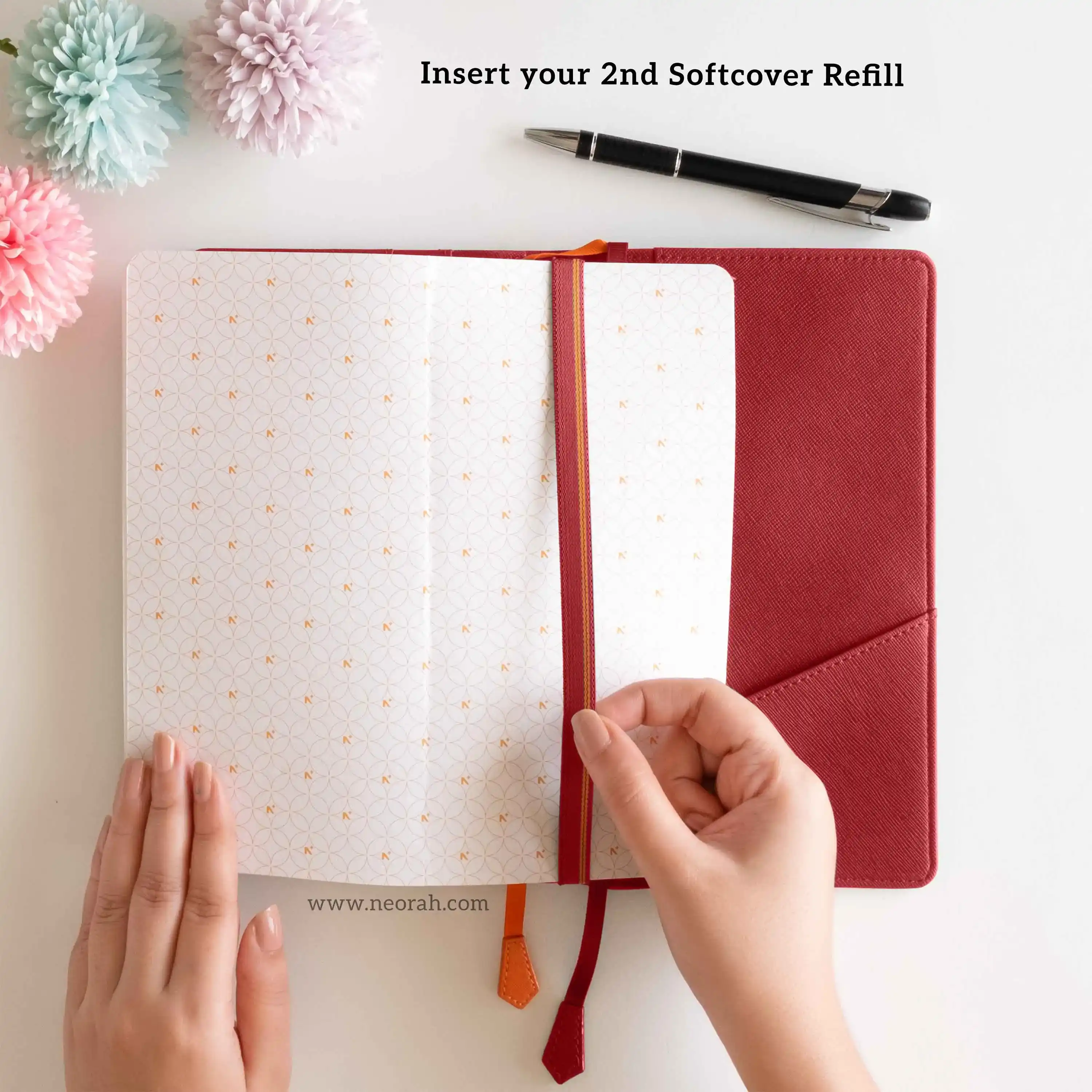 PETITE - REFILLABLE TRAVELOGUE ORGANISER - TRAVELLERS NOTEBOOK - Image 100