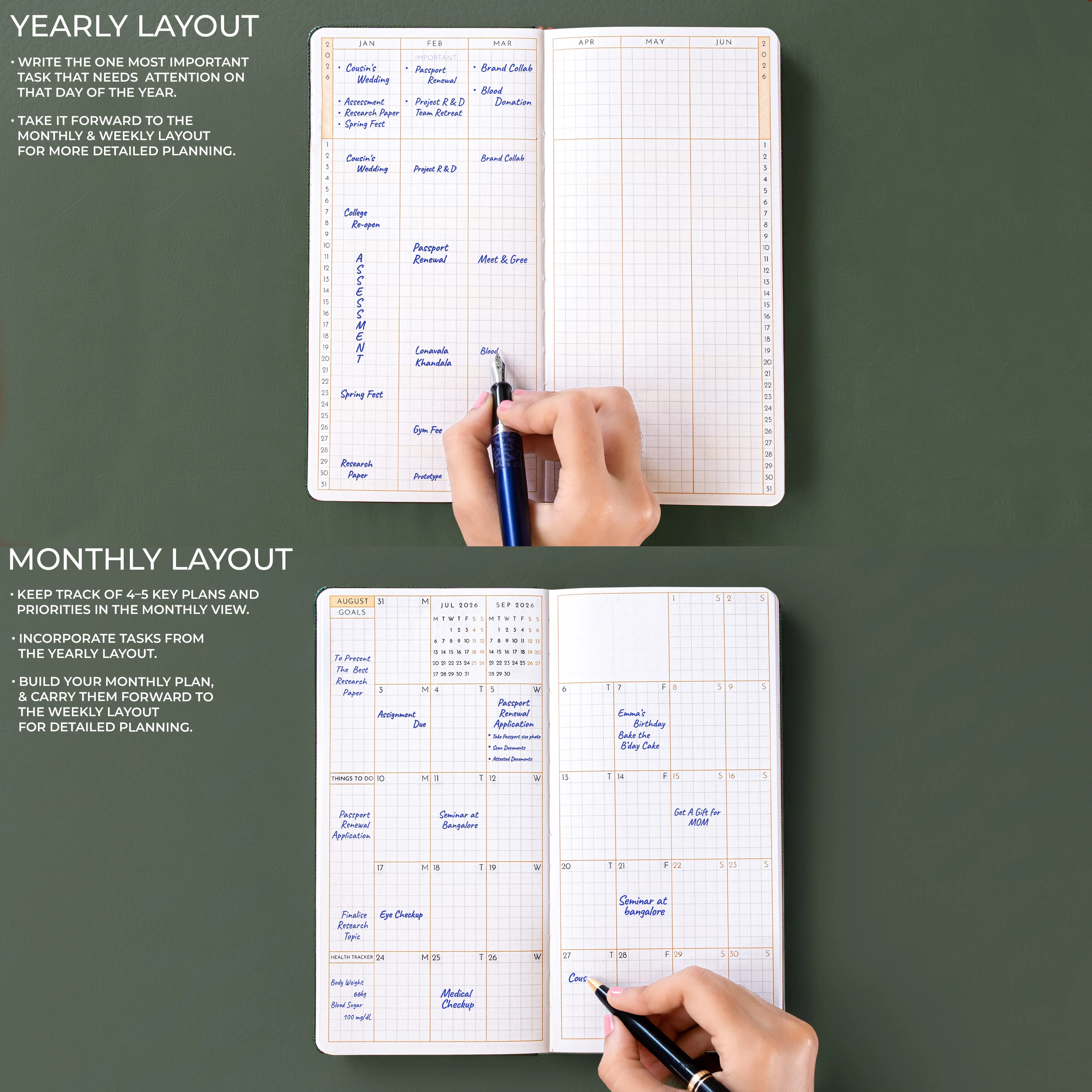 PETITE - 2026 - WEEKLY PLANNER  - 176 PAGES - SOFT COVER - Image 8