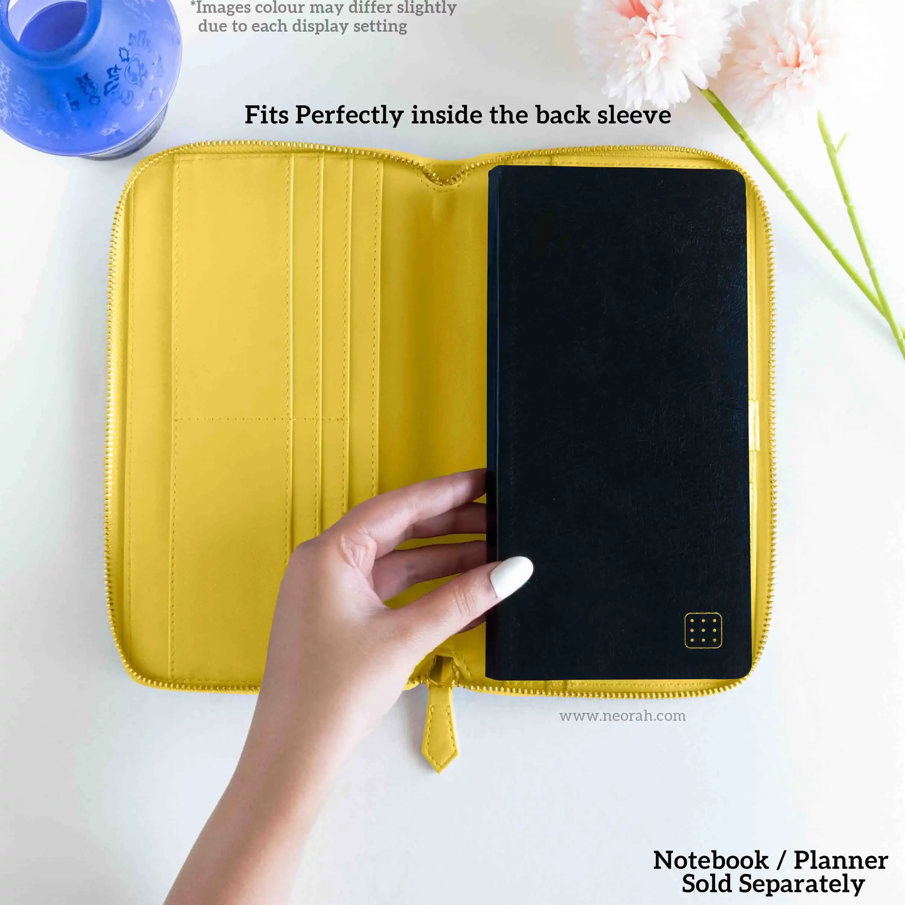 PETITE - REFILLABLE QUILTED ORGANISER SLEEVE - ZIP - Image 142