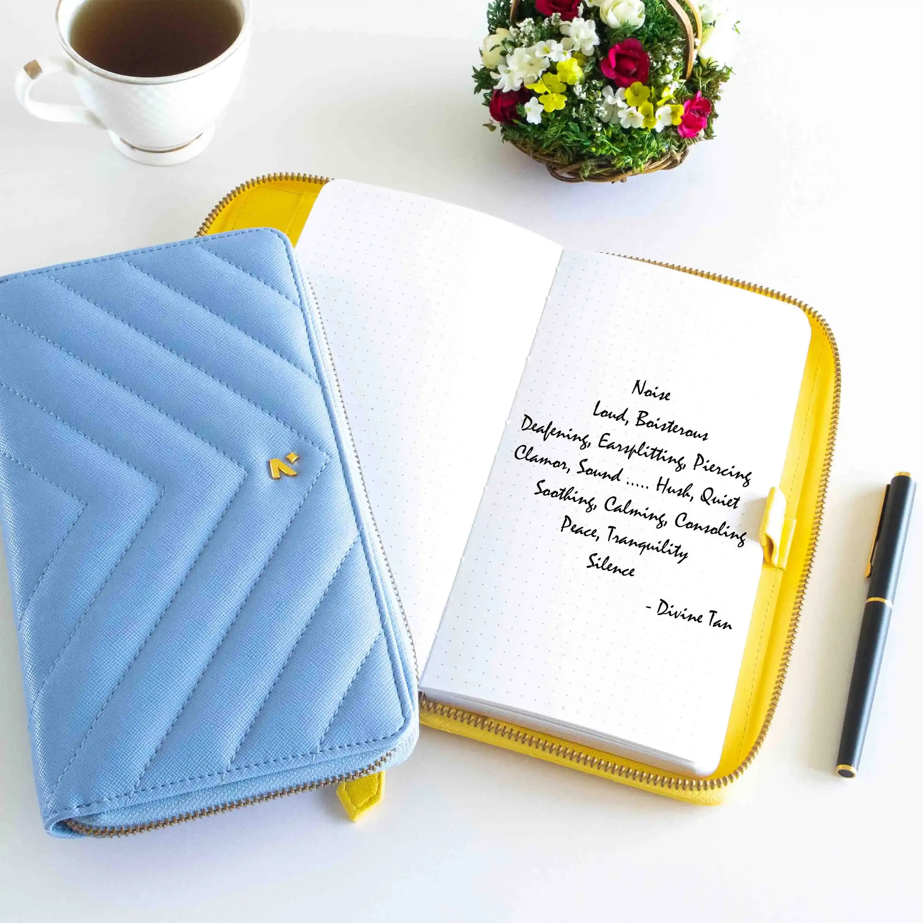 PETITE - REFILLABLE QUILTED ORGANISER SLEEVE - ZIP - Image 148