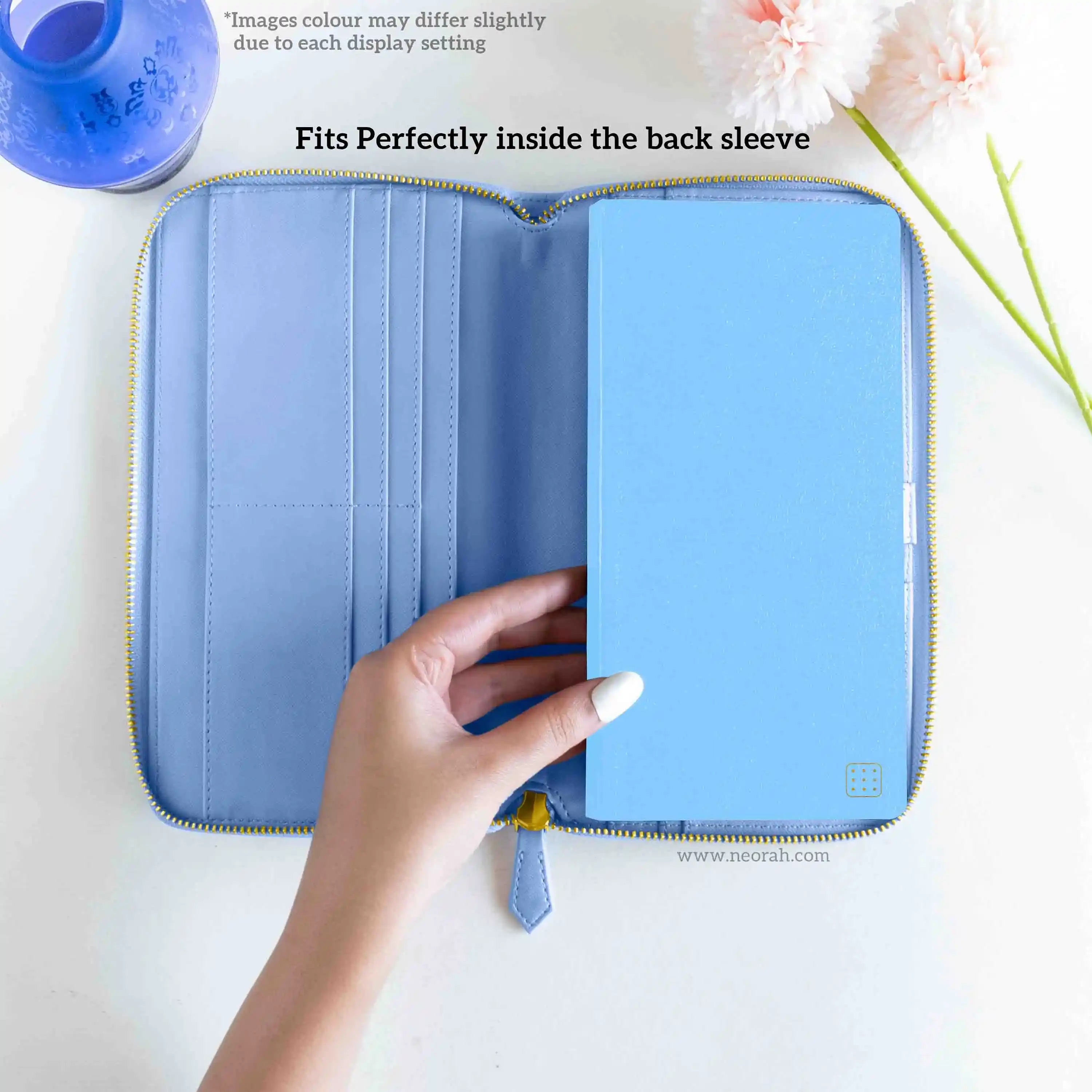 PETITE - REFILLABLE QUILTED ORGANISER SLEEVE - ZIP - Image 220