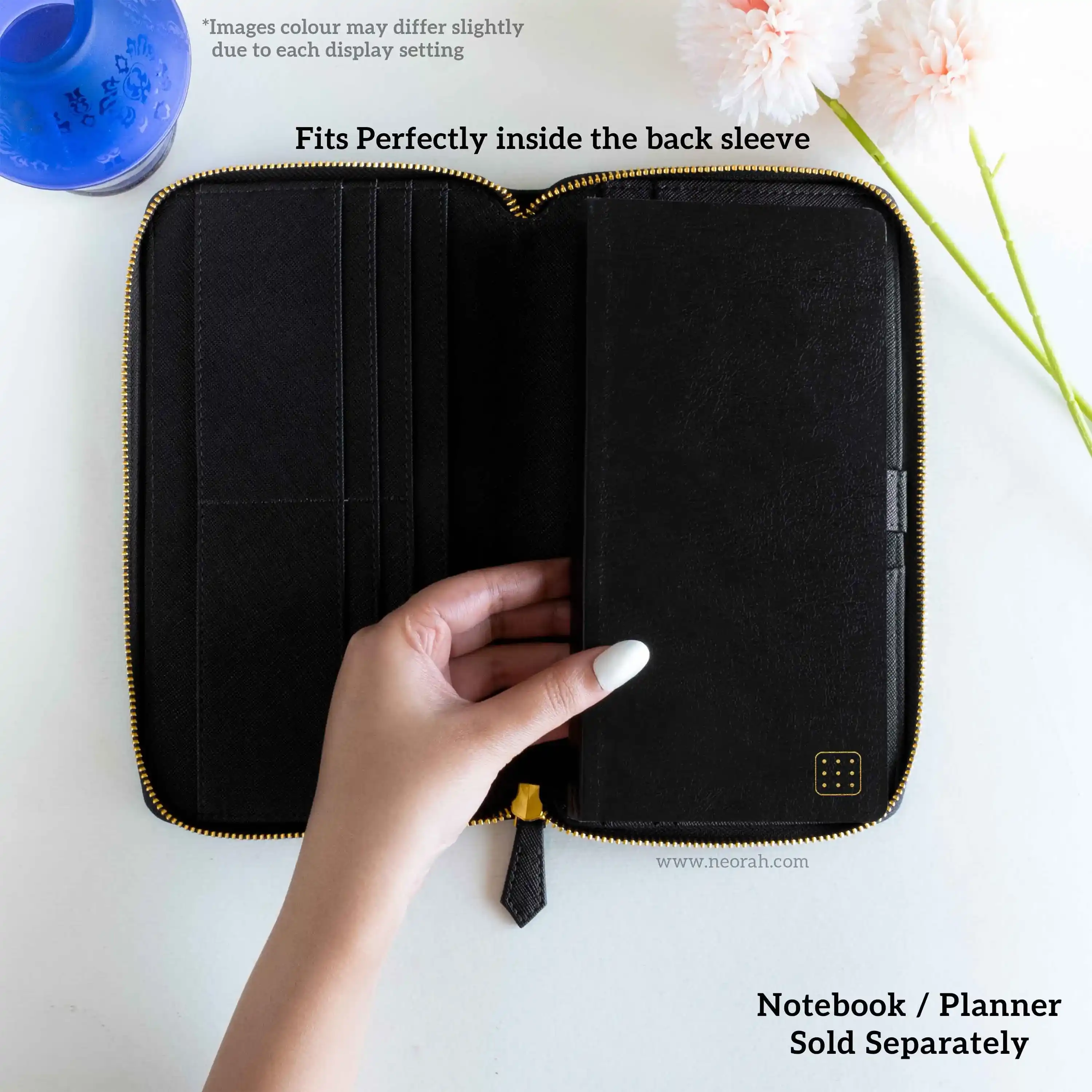 PETITE - REFILLABLE QUILTED ORGANISER SLEEVE - ZIP - Image 50