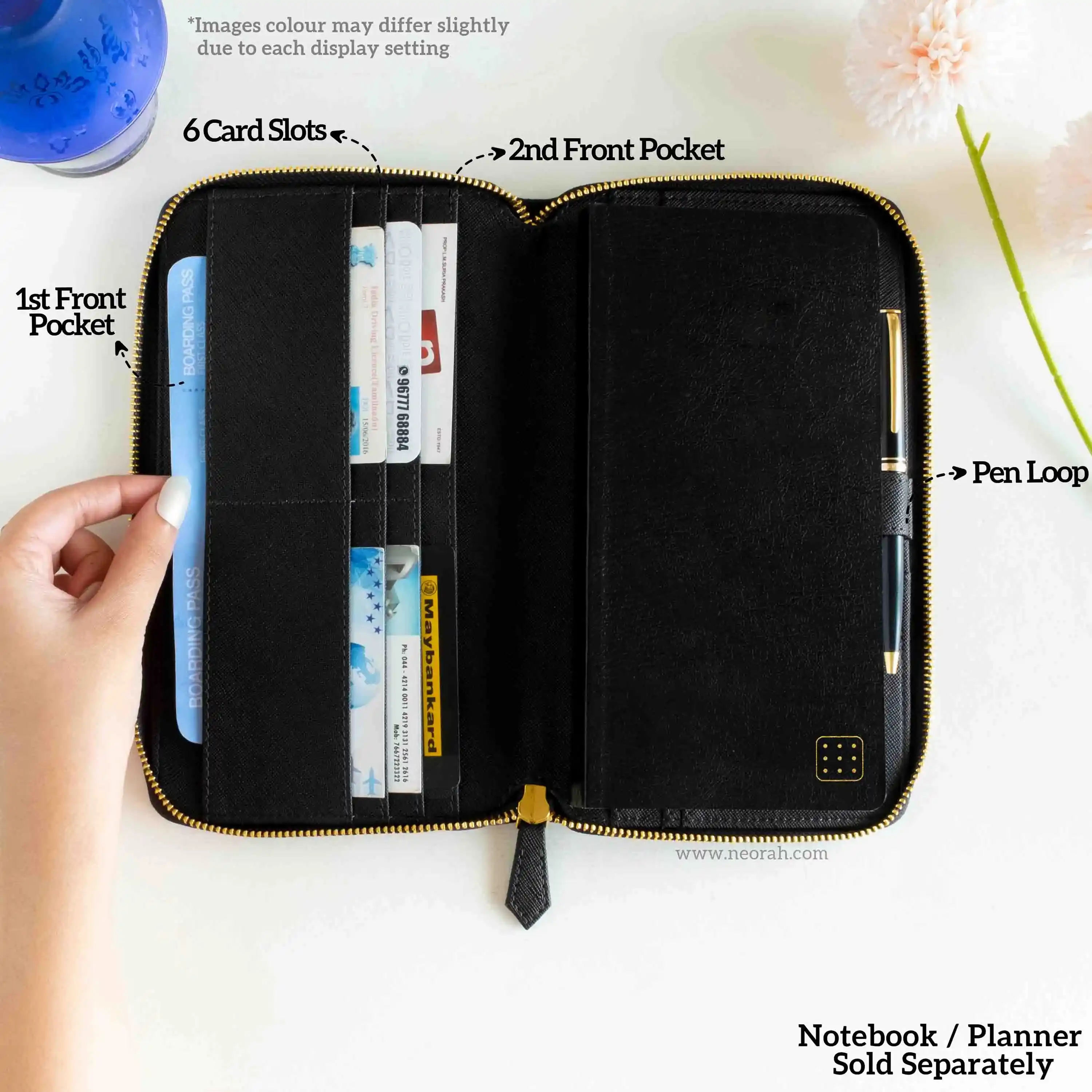 PETITE - REFILLABLE QUILTED ORGANISER SLEEVE - ZIP - Image 51