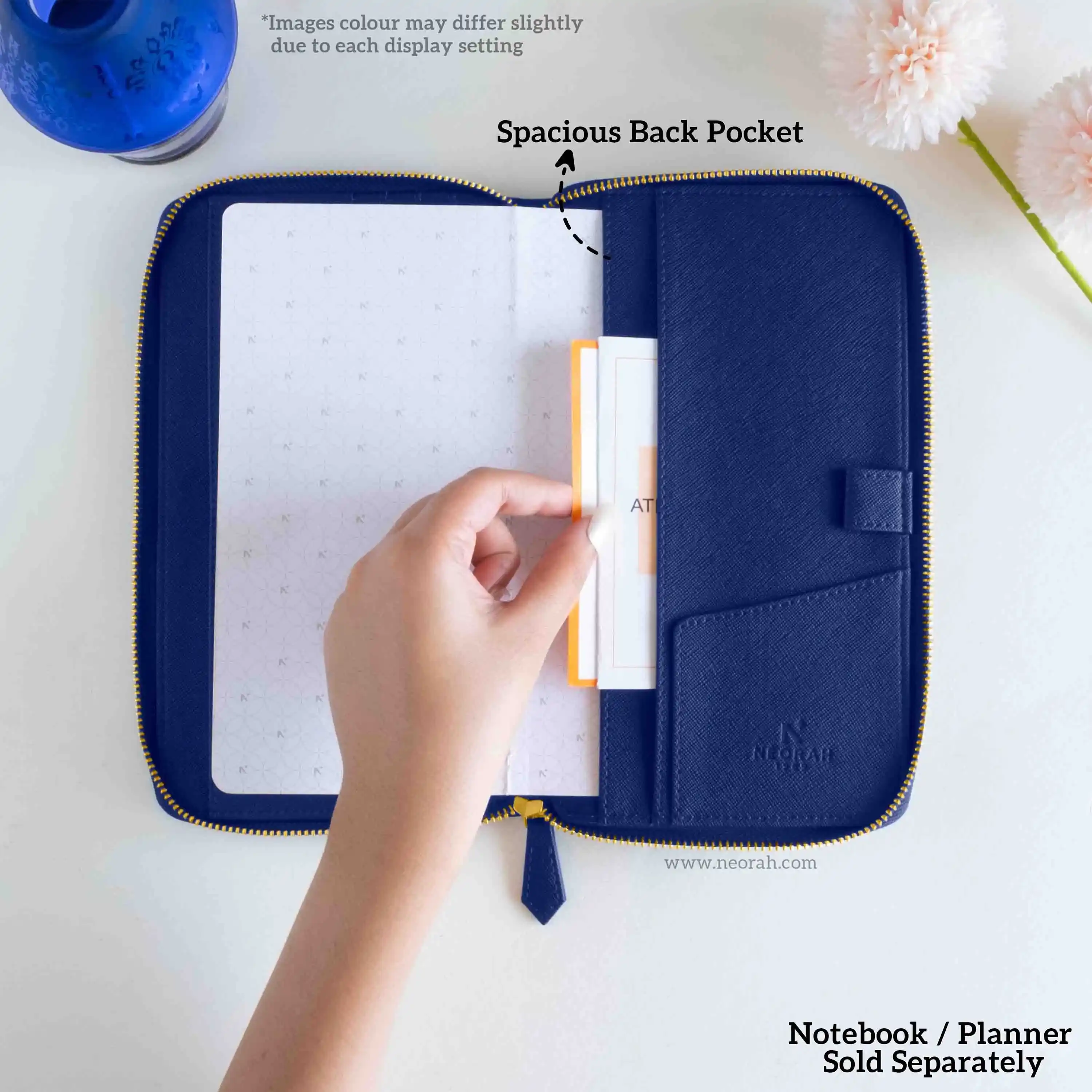 PETITE - REFILLABLE QUILTED ORGANISER SLEEVE - ZIP - Image 73