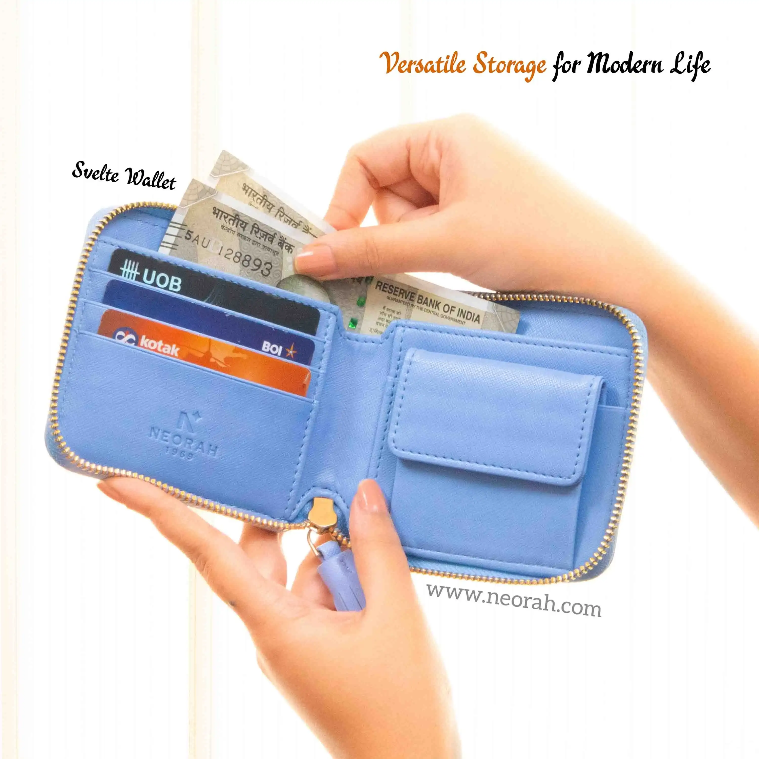 SVELTE – ZIPPER CARD & COIN POCKET WALLET - Image 19