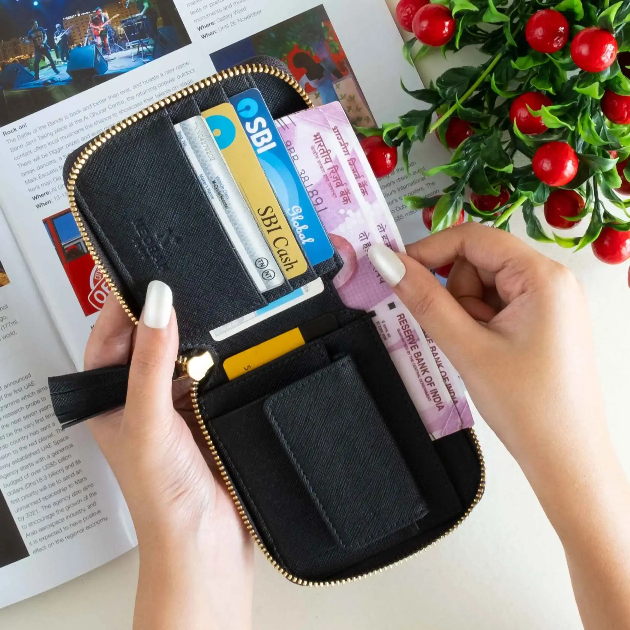 SVELTE – ZIPPER CARD & COIN POCKET WALLET - Image 95